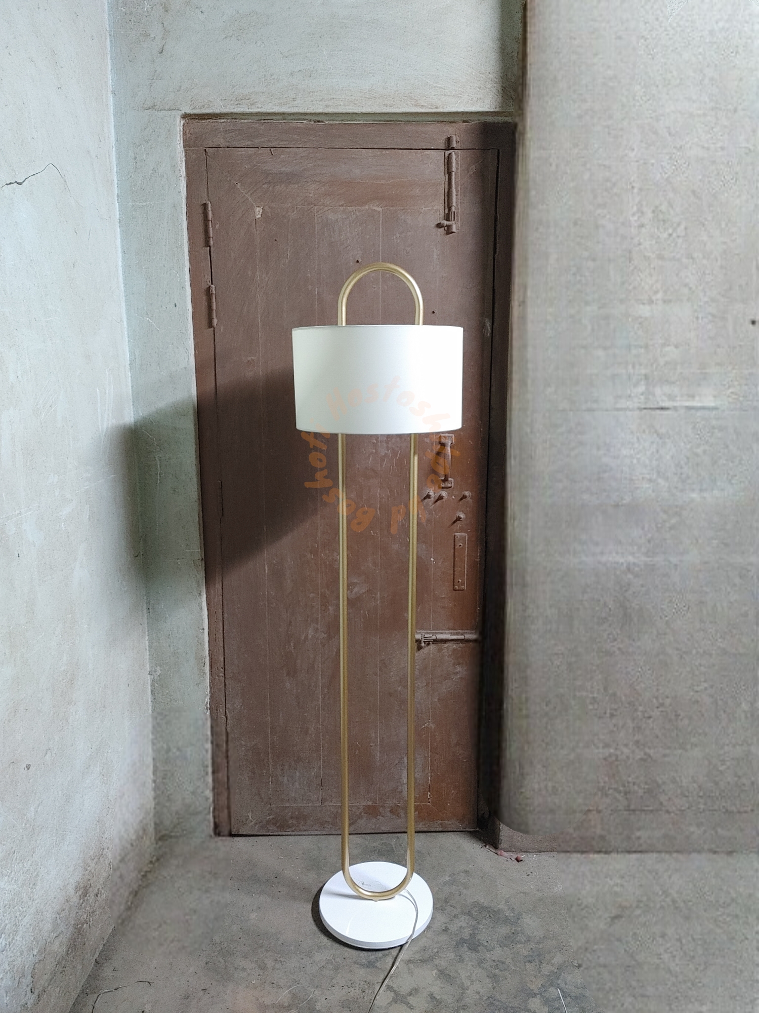Iron corner floor lamp_img_2