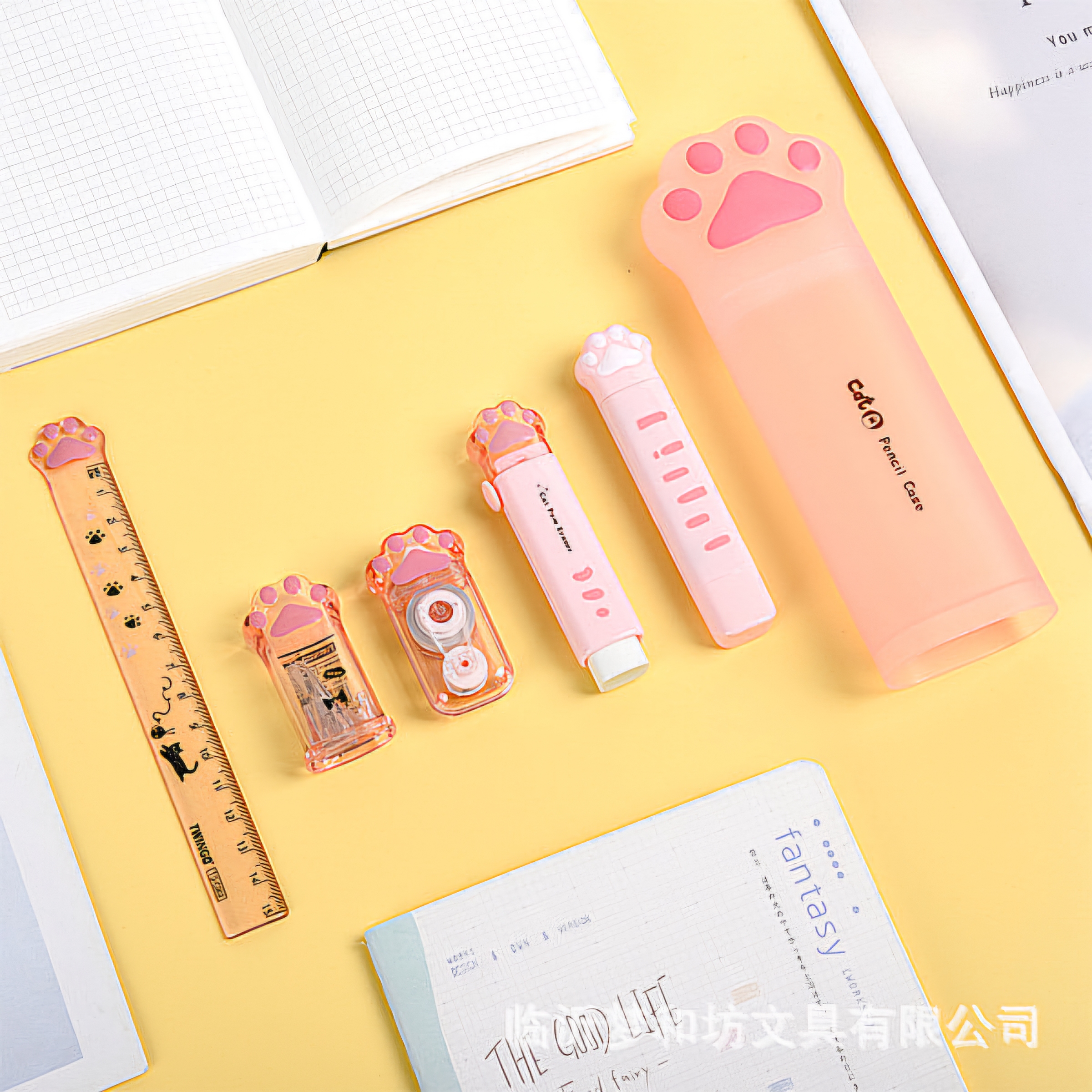Cat Claw stationery set - 6 pieces || high color value exquisite gift_img_1