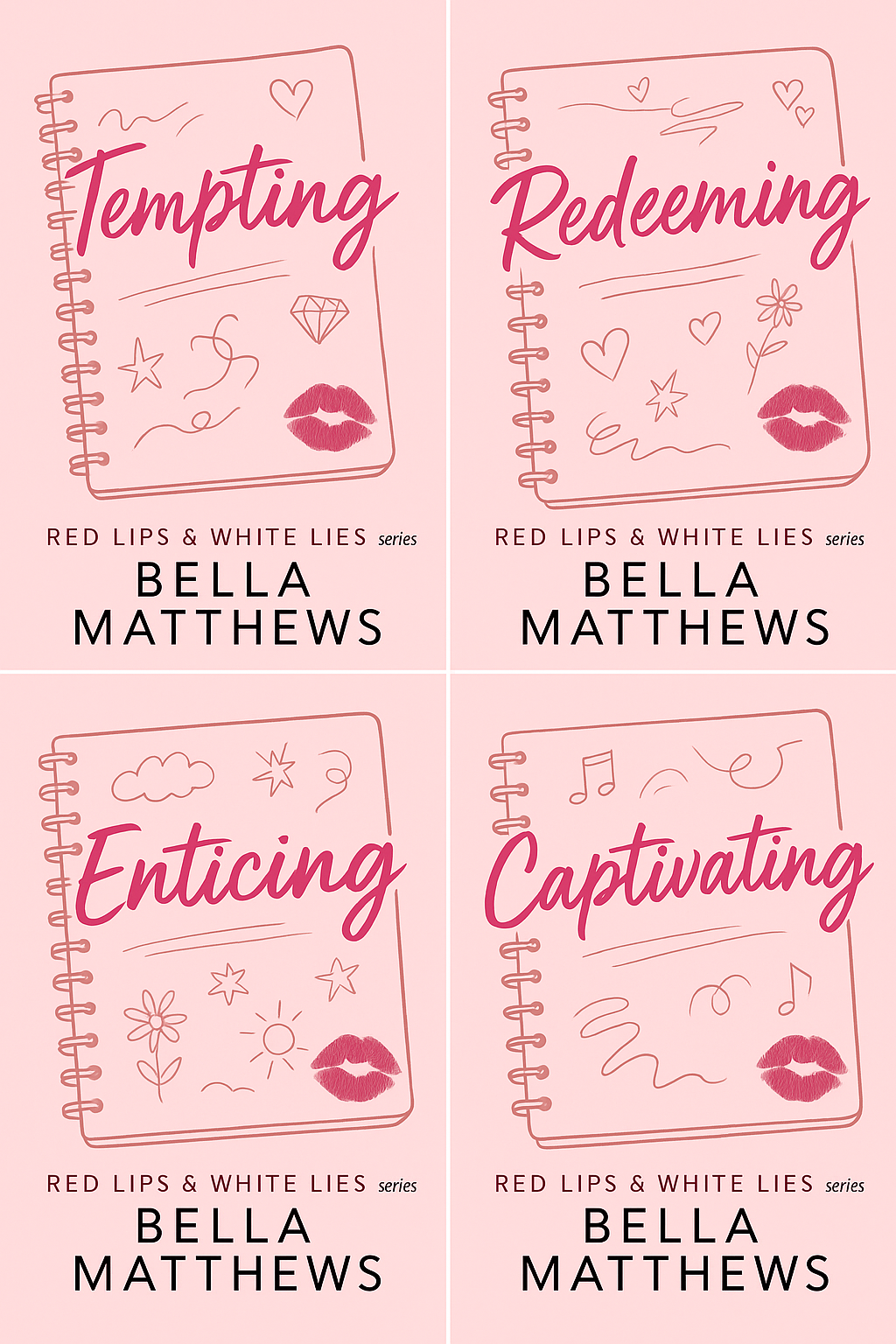Red Lips & White Lies Series (4 Books) by Bella Matthews_img_0