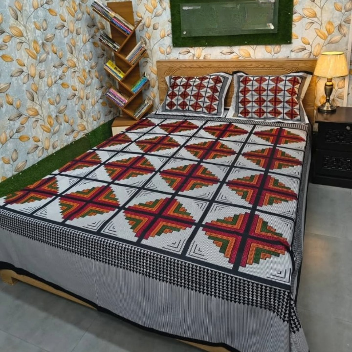 Luxury Panel Cotton Bed Sheet_img_0