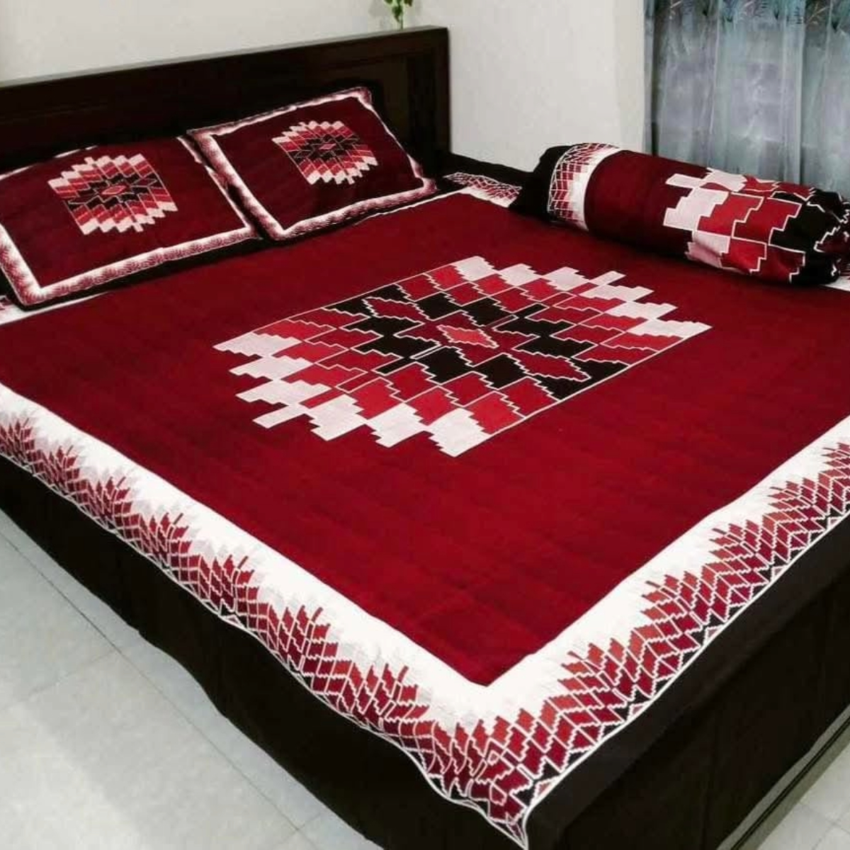Luxury Panel Cotton Bed Sheet_img_0