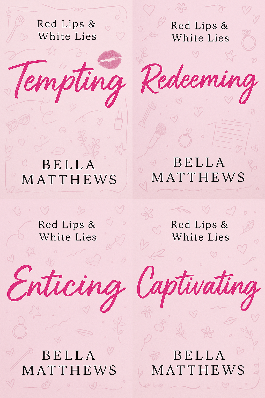 Red Lips & White Lies Series (4 Books) by Bella Matthews_img_1