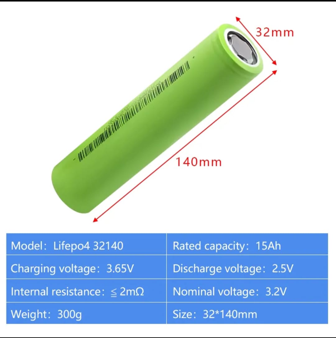 32140 lifepo4 3.2v 15000mah original capacity new battery_img_0