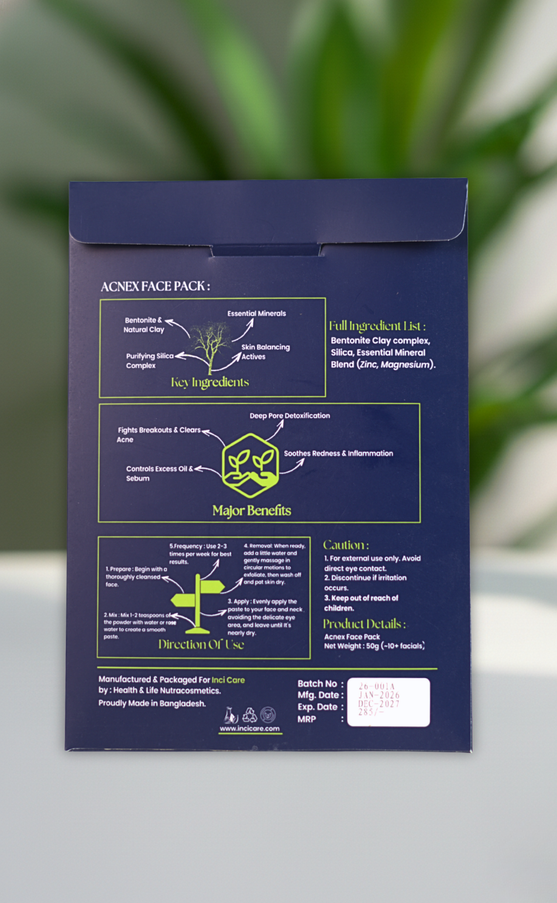 INCI CARE Acnex Face Pack - Image 2