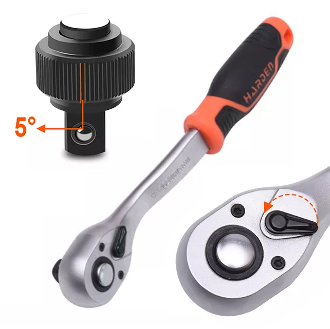 HARDEN Professional Ratchet Handle ( 1/4" | 3/8" | 1/2" | 3/4" ), Quick Release Ratchet Wrench with Grip Handle 535303 | 535403 | 535503 | 535504 | 535601_img_13