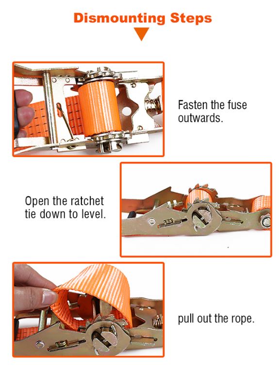 HARDEN Ratchet Lifting Belt Ratchet Tie Down Tarps and Tie-Downs ( 2.5 Ton x 9 Meter ) 671159_img_3