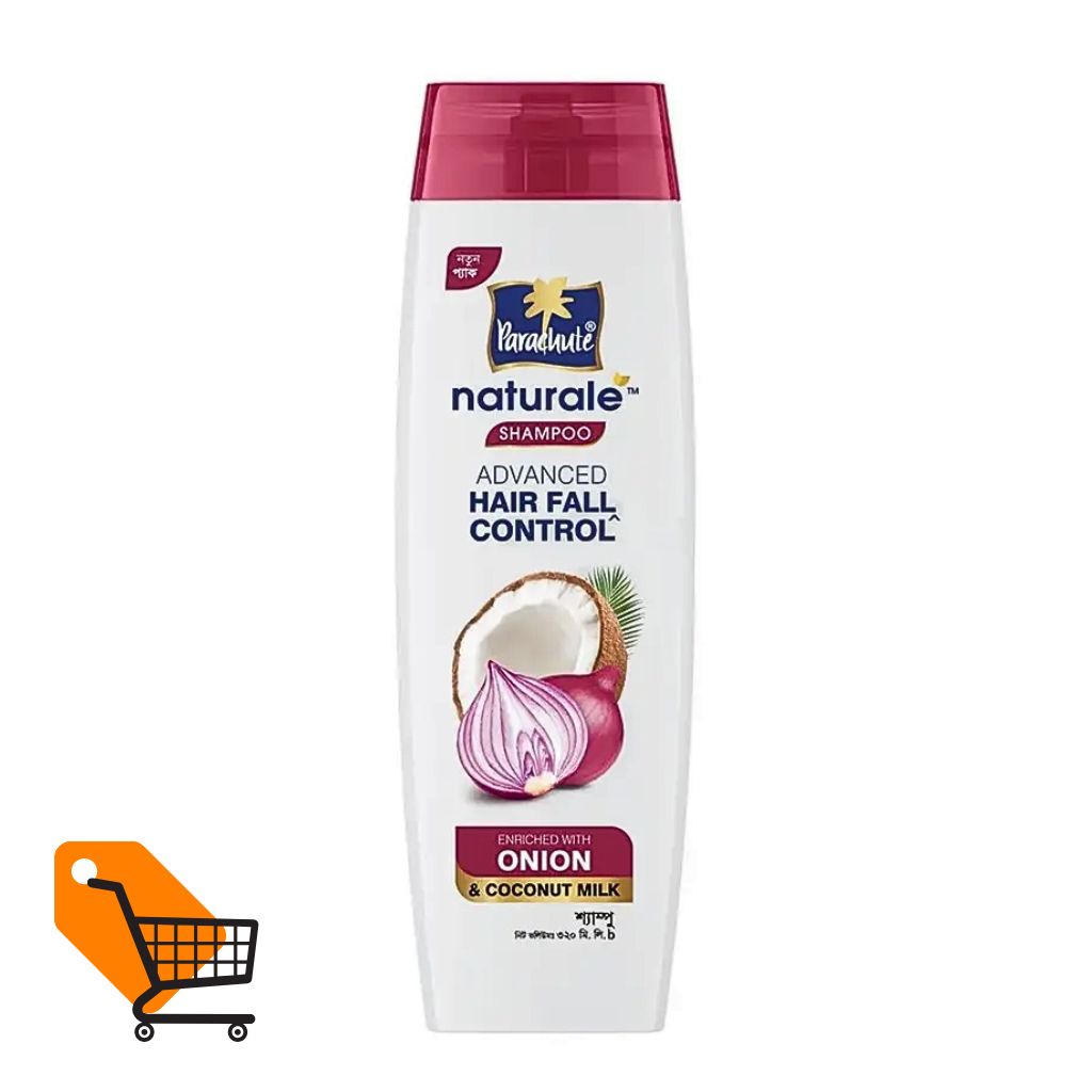 Shampoo with Onion & Coconut Milk| For Strong & Thick Hair| Reduces Hair Fall| Paraben Free, 100% Vegan| All Hair Types| 320 ml