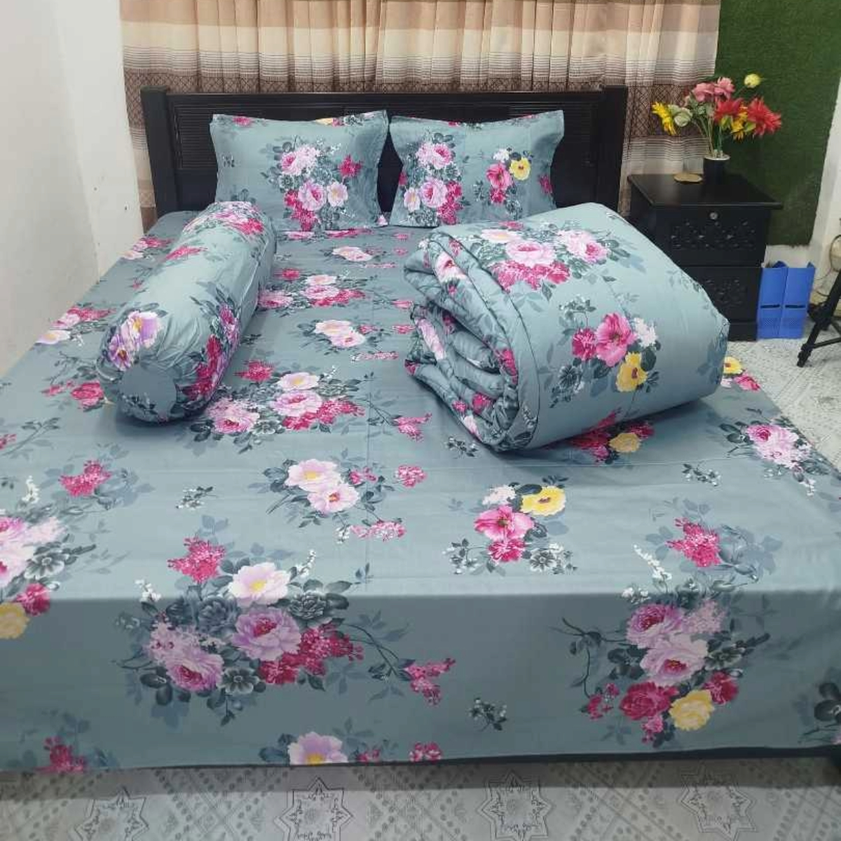 5-Piece Towel Premium Comforter Combo Set_img_0