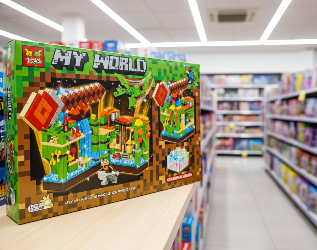 Minecraft Educational Building/Train Blocks With LED - Image 3