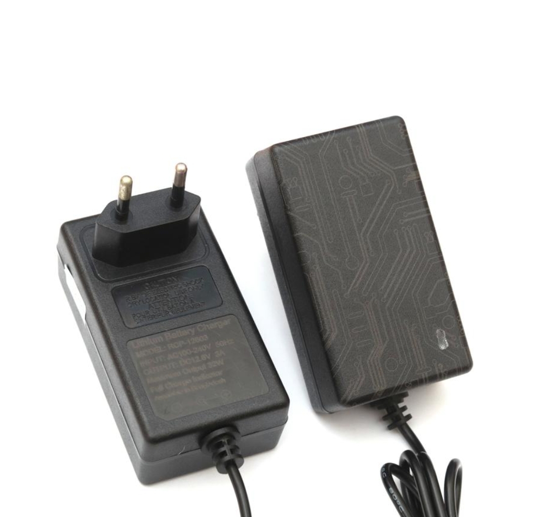 DC 12.6V 3A Power Supply Adapter | Smart Charger for 3S 11.1V Lithium-ion Battery Pack | Fast Charging Adapter