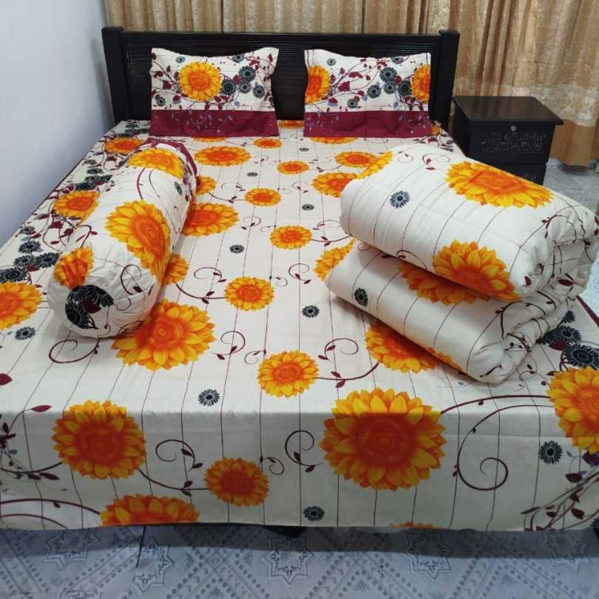 5-Piece Towel Premium Comforter Combo Set_img_0