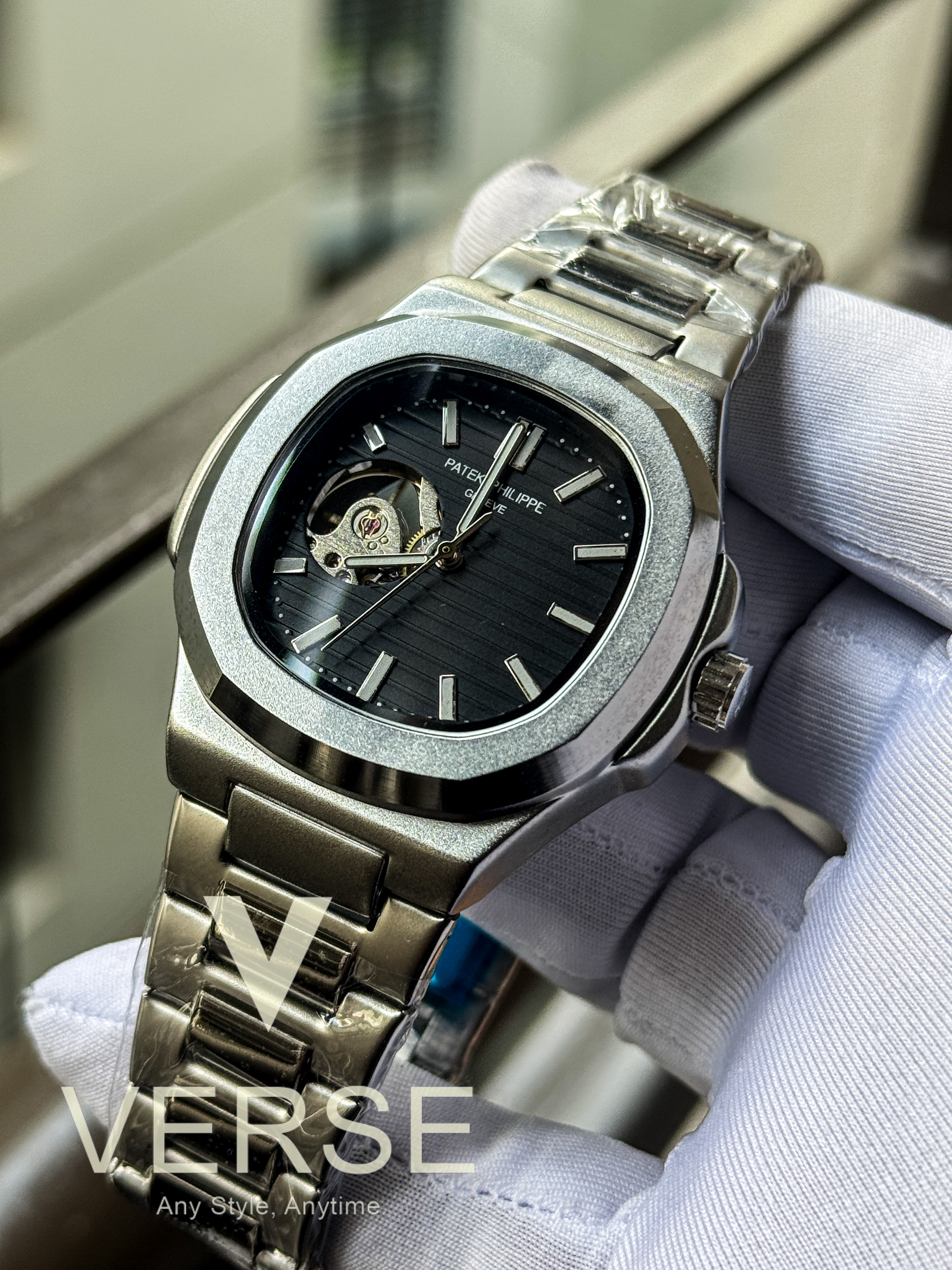 Patek Phlippe Open heart Black dial