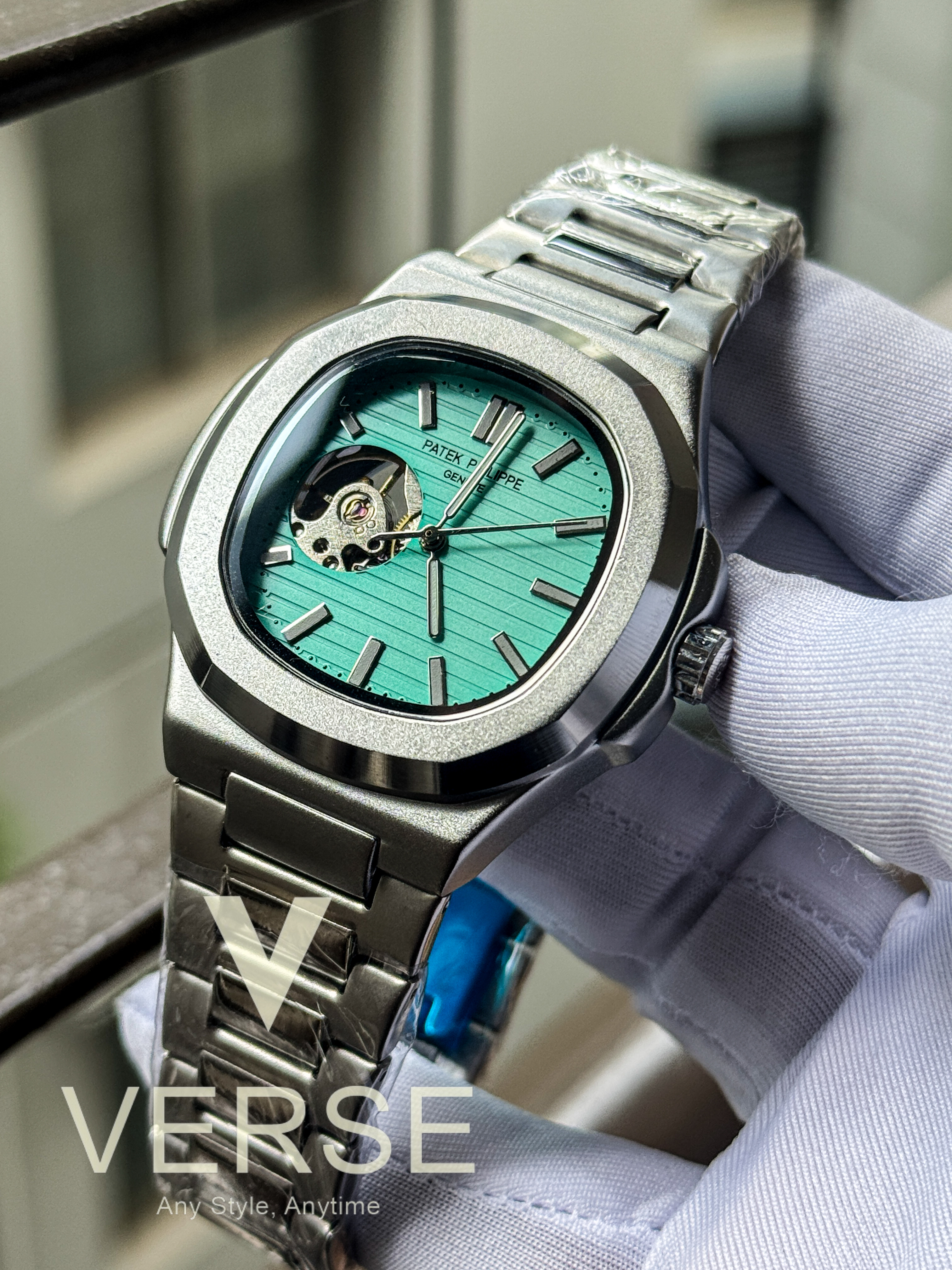 Patek Phlippe Open heart Tifanny dial