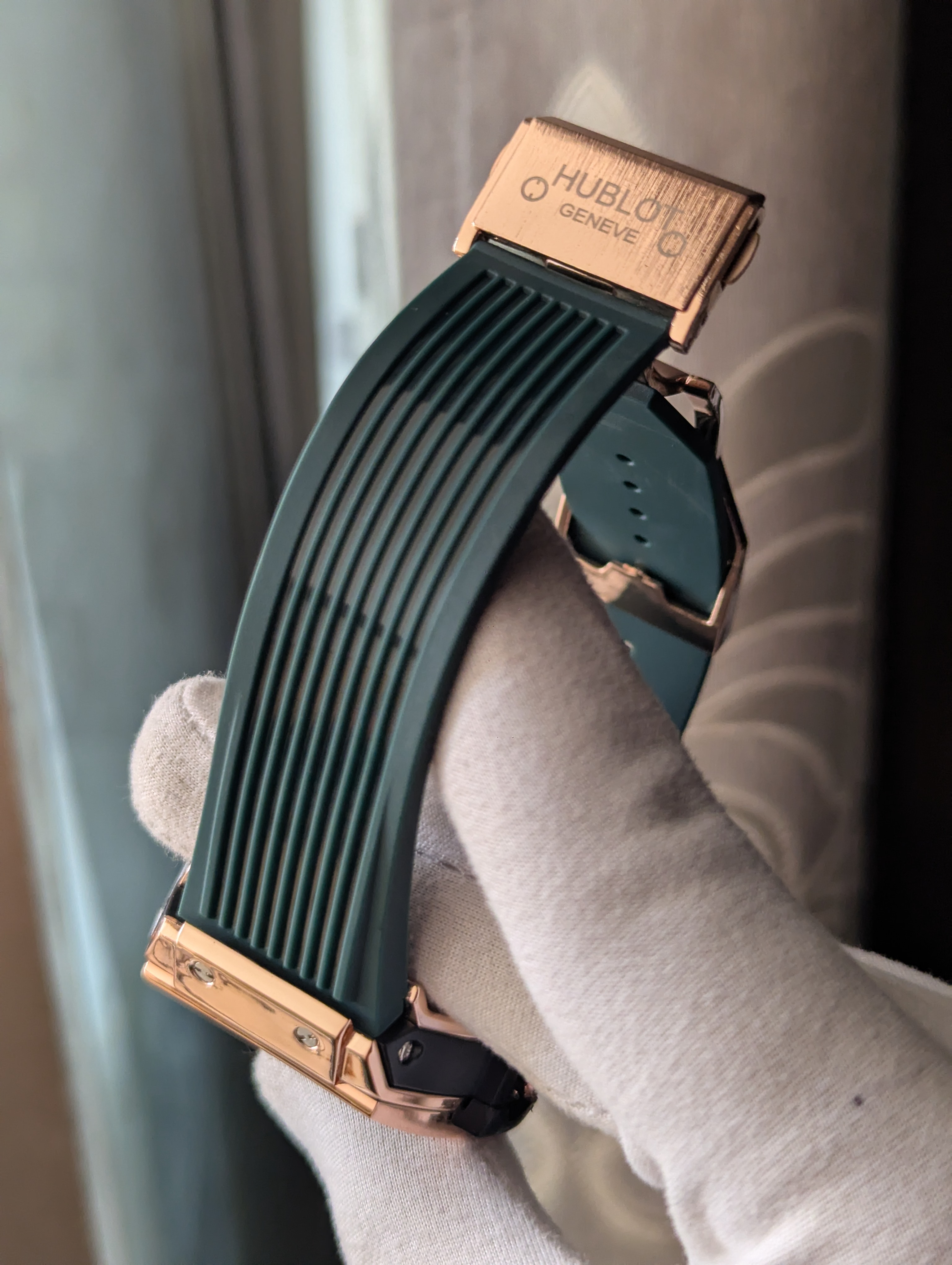 Hublot Square Green Quartz Watch_img_2