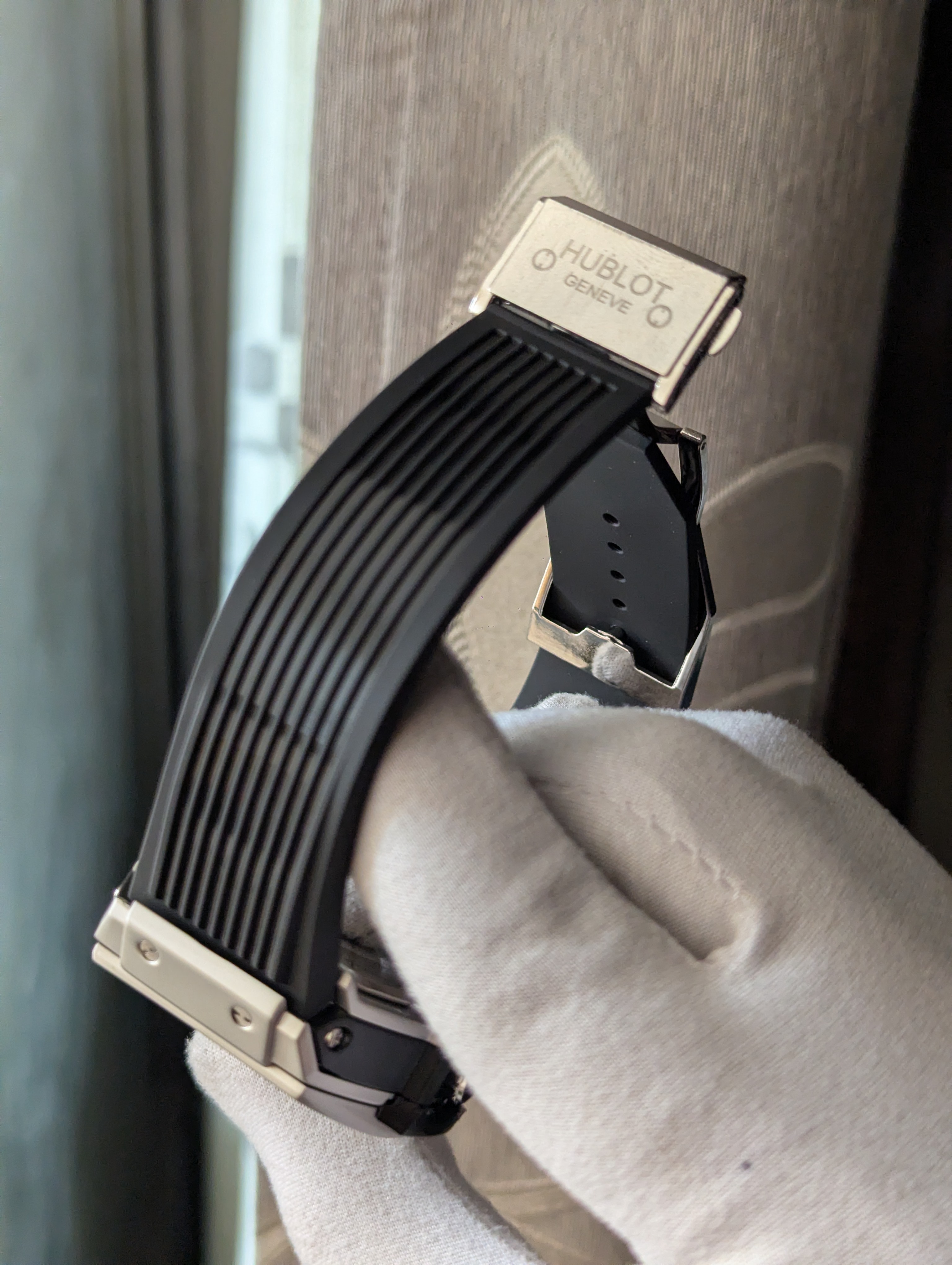 Hublot Square Black Face Quartz Watch_img_3