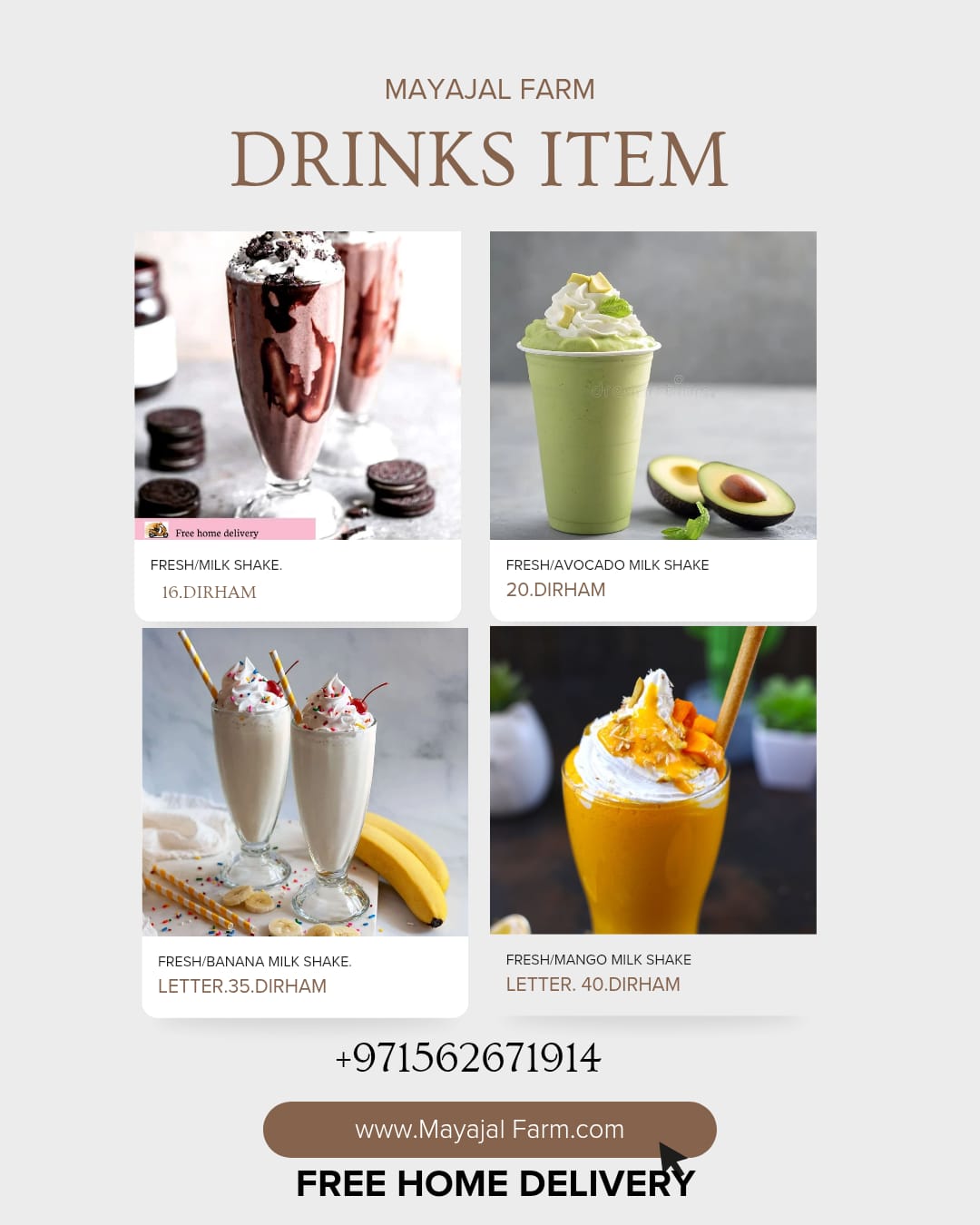 Fresh banana milkshake. Letter._img_5