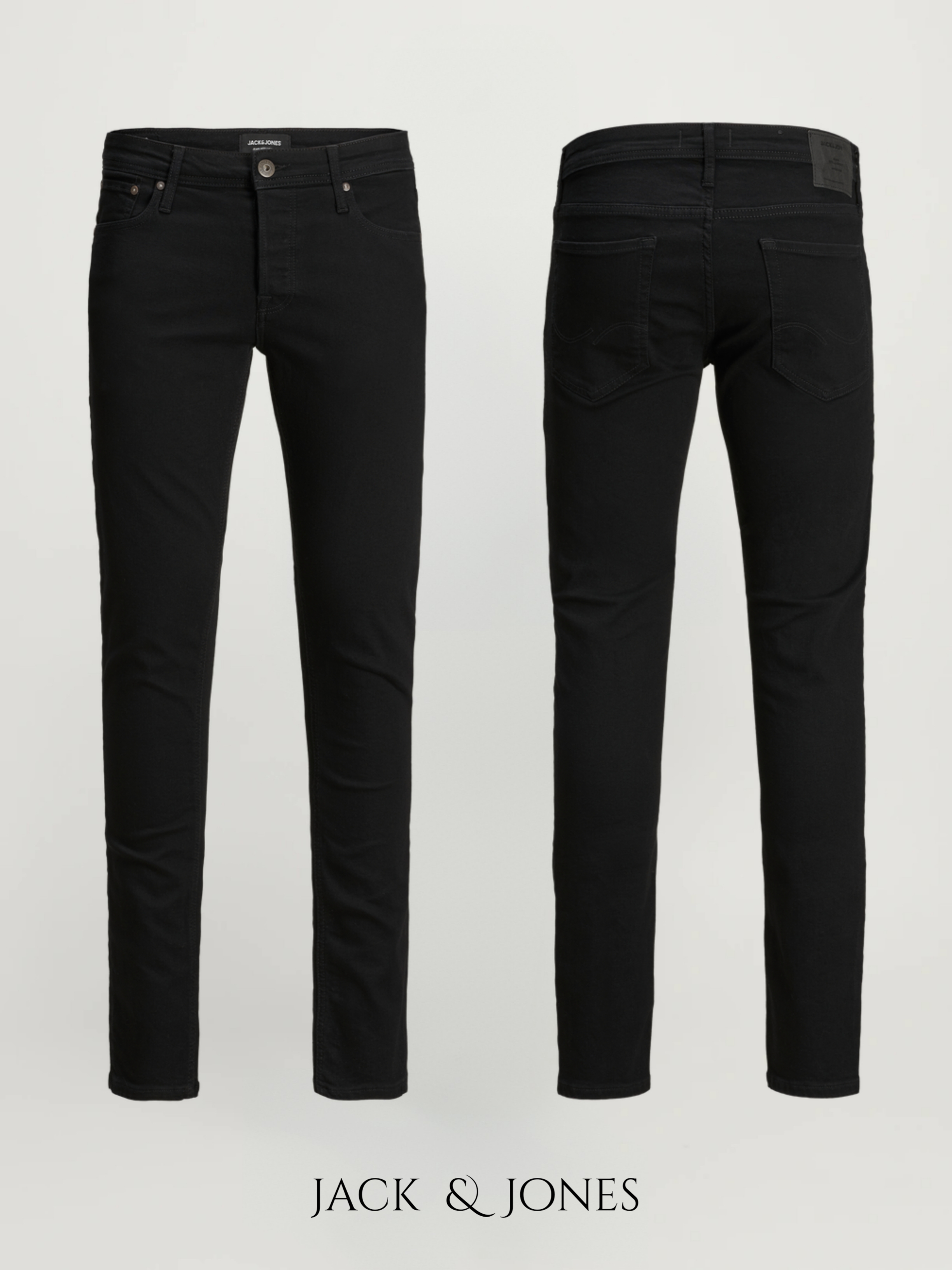 𝗝𝗮𝗰𝗸 & 𝗝𝗼𝗻𝗲𝘀 Original Slim Fit Low Rise Black Jeans_img_5