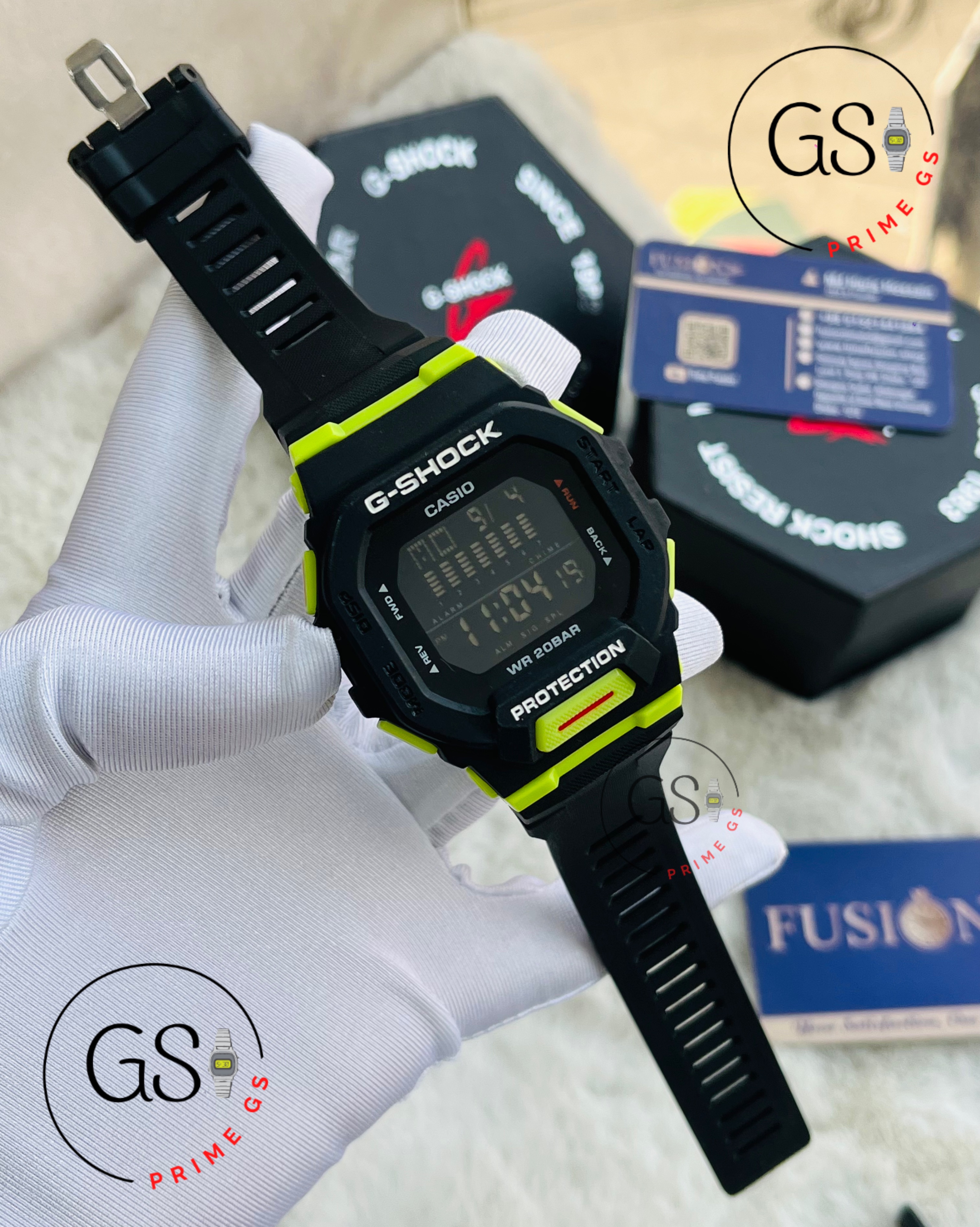 G-Shock Digital Square Neon AA Grade GShock Watch