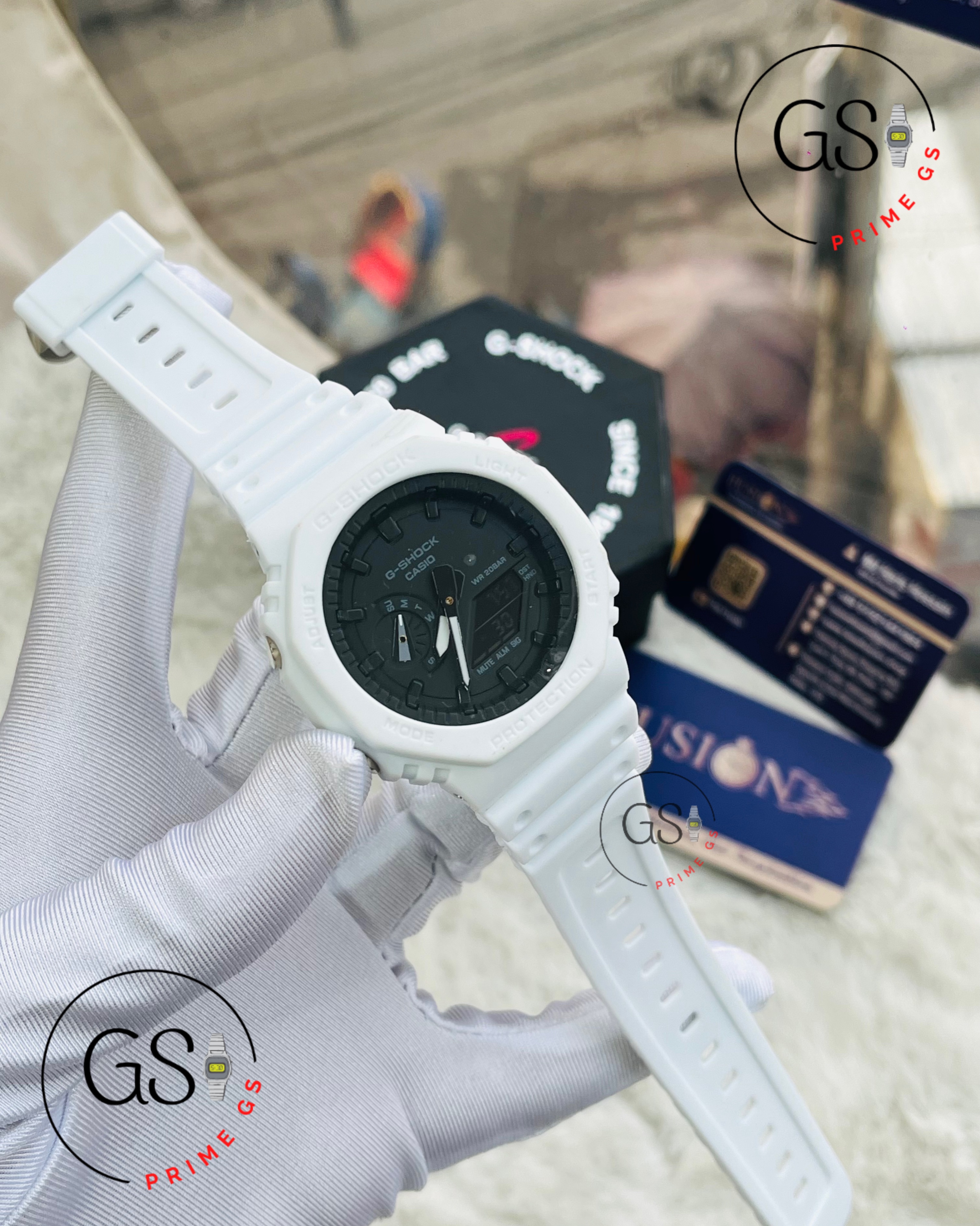 G-Shock White 2100 AA Grade GShock Watch