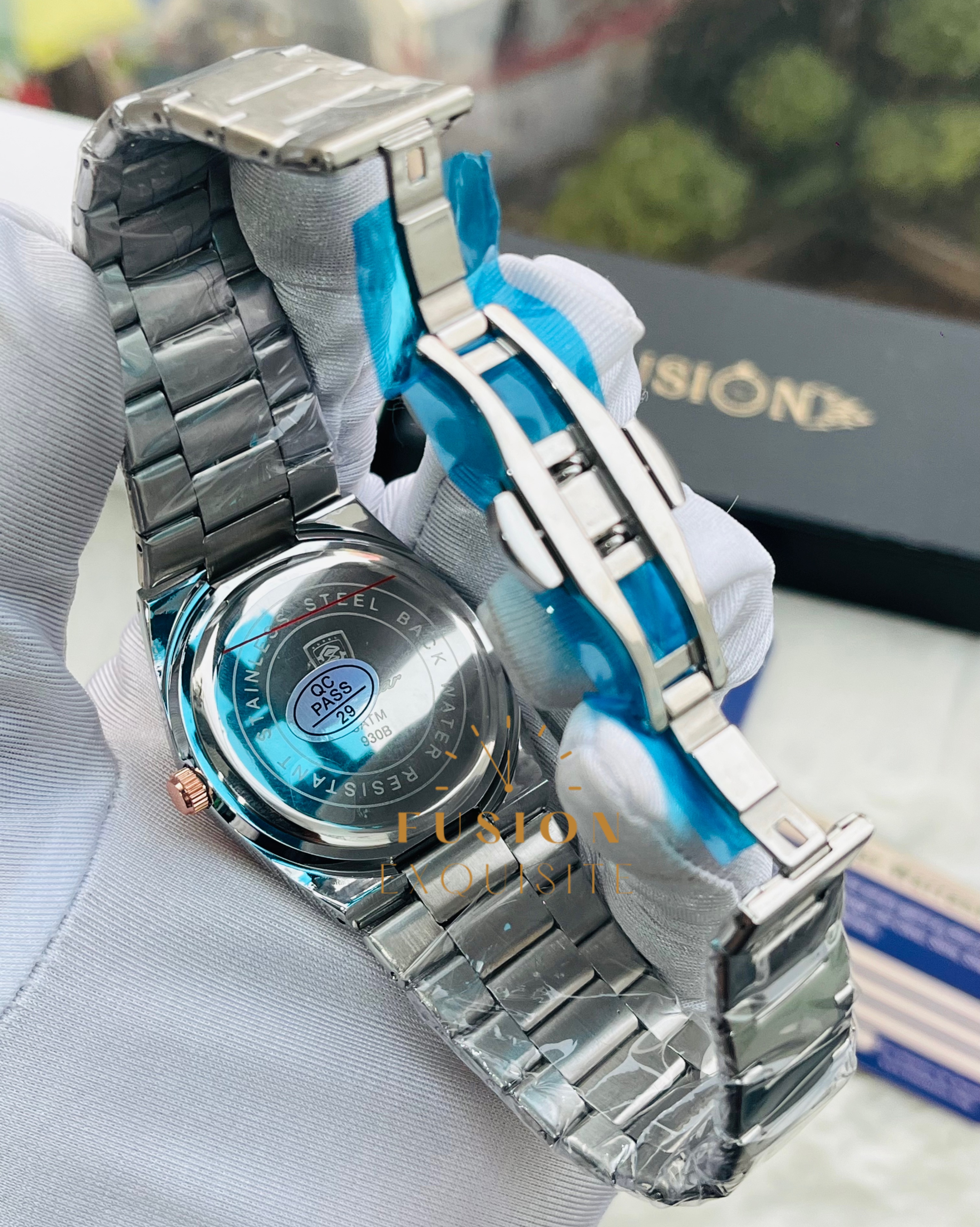 Poedagar Green Rose Gold Original 930B Watch_img_2