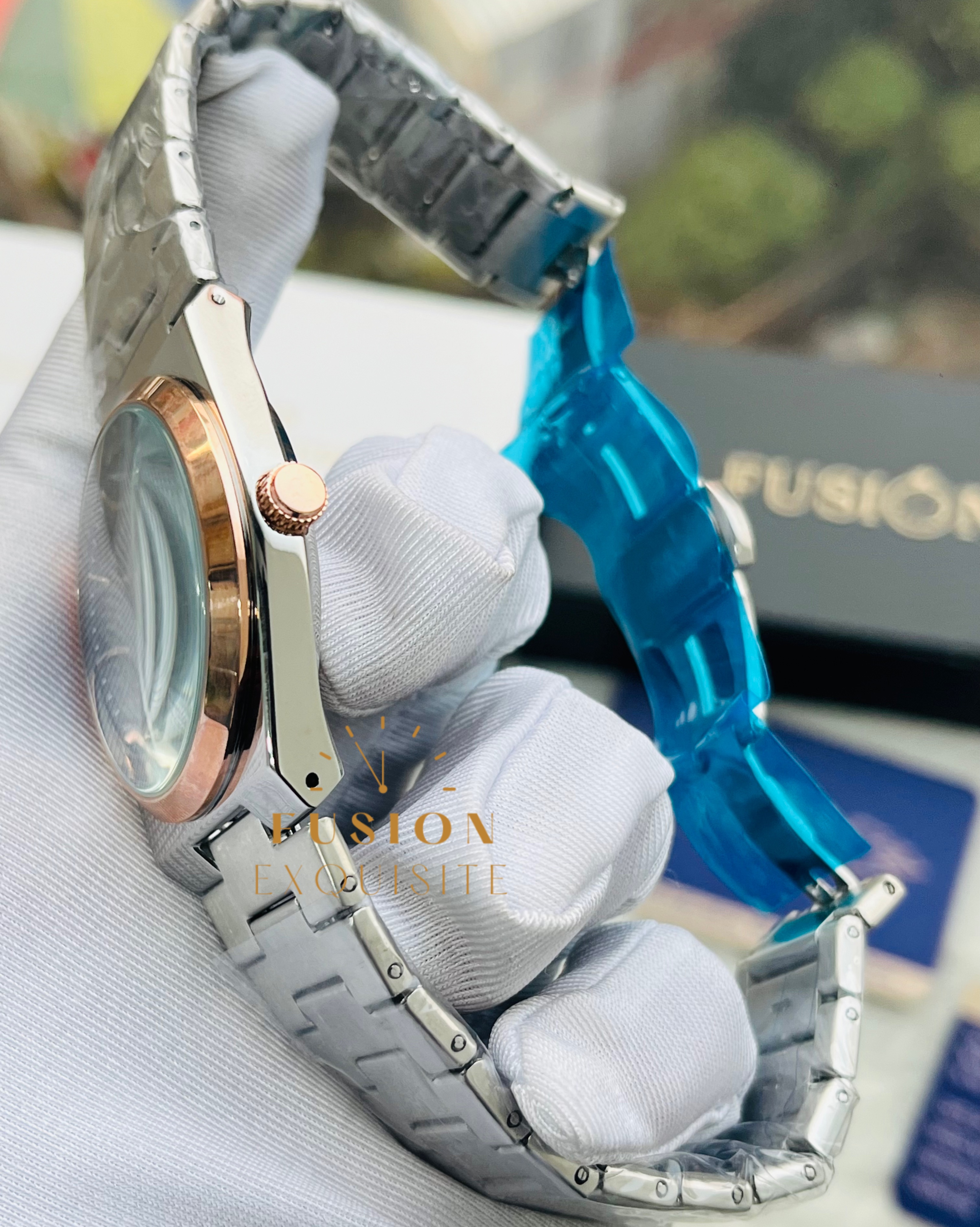 Poedagar Green Rose Gold Original 930B Watch_img_1