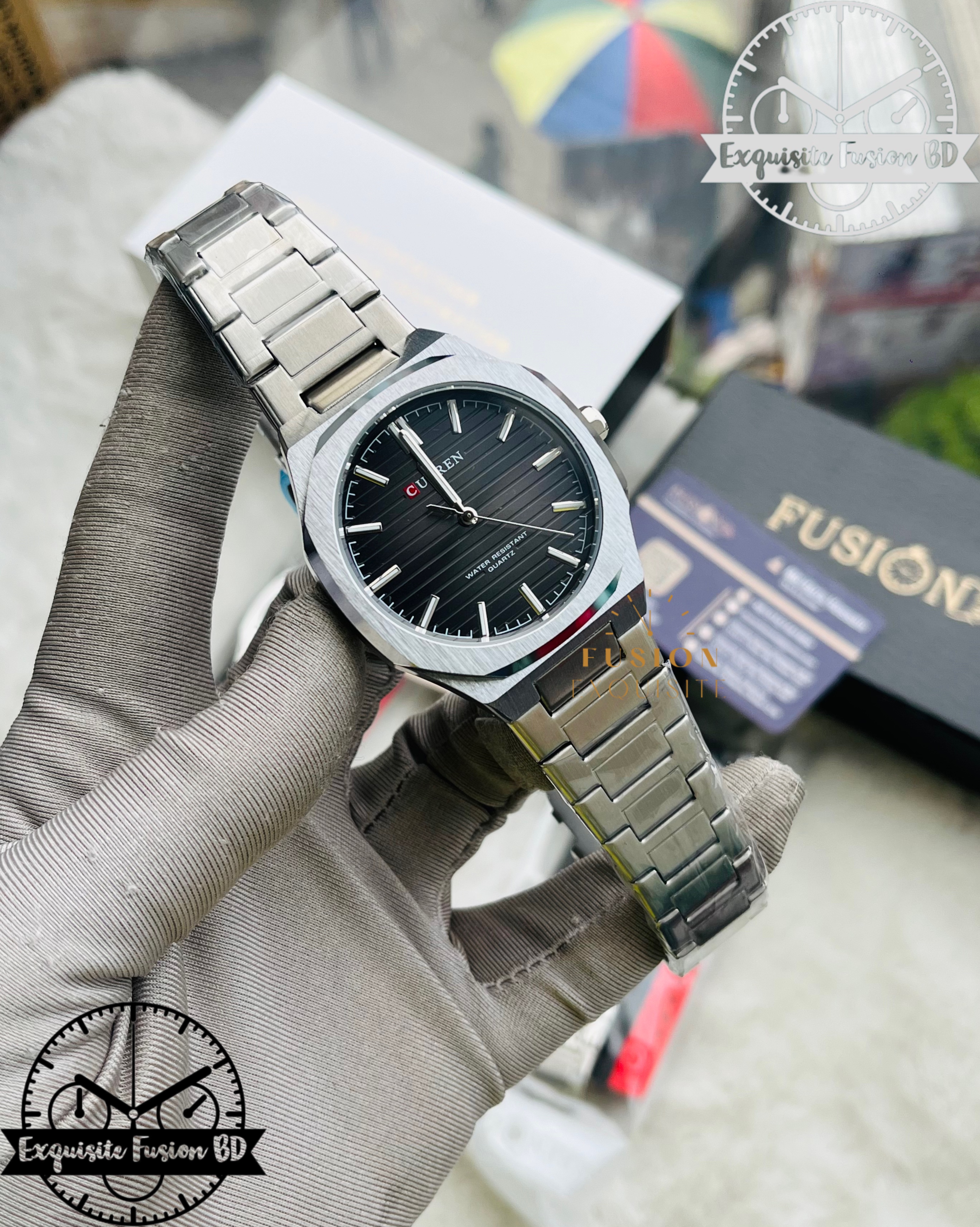 Curren 8456 Black Formal Original Watch