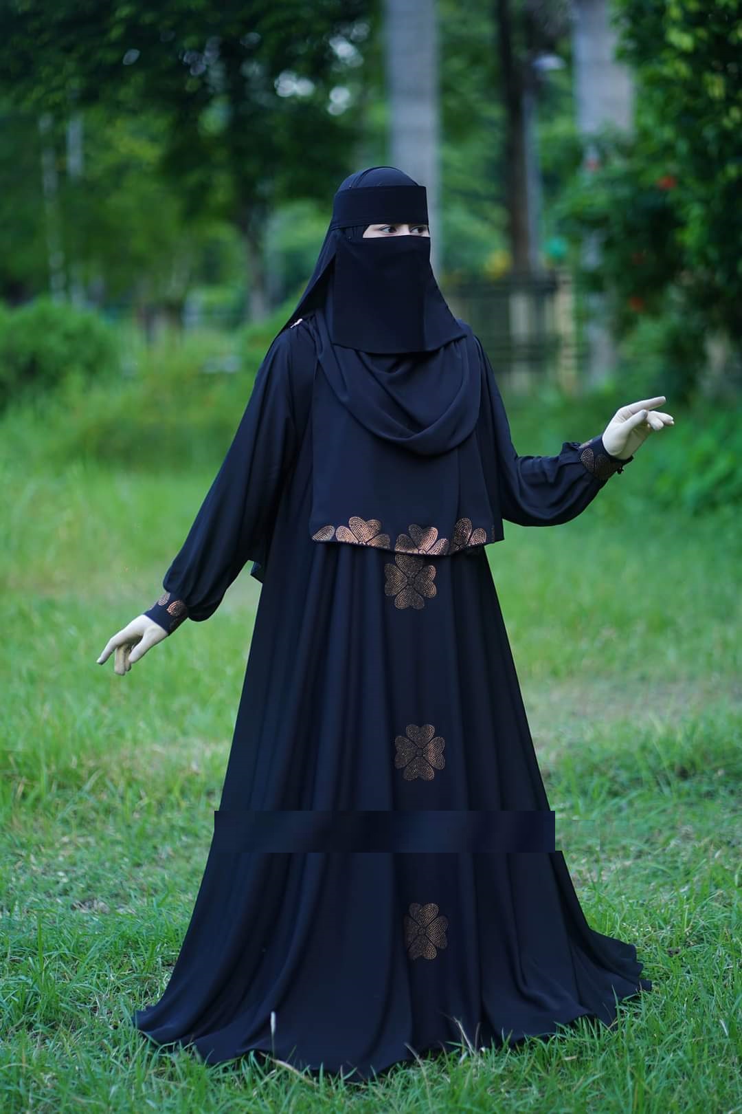 Balck Sunnoti Borkha - Image 2