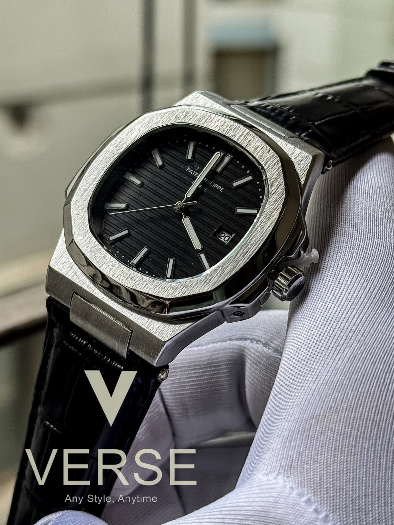 Patek Philippe Nautilus Black Belts Quartz