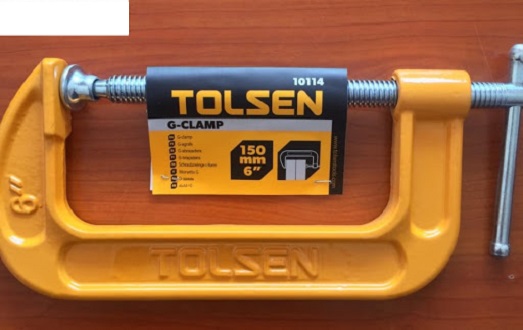 TOLSEN G Clamp (3" | 4" | 6" | 8") Powder Coated Bar,  Heavy Duty_img_4