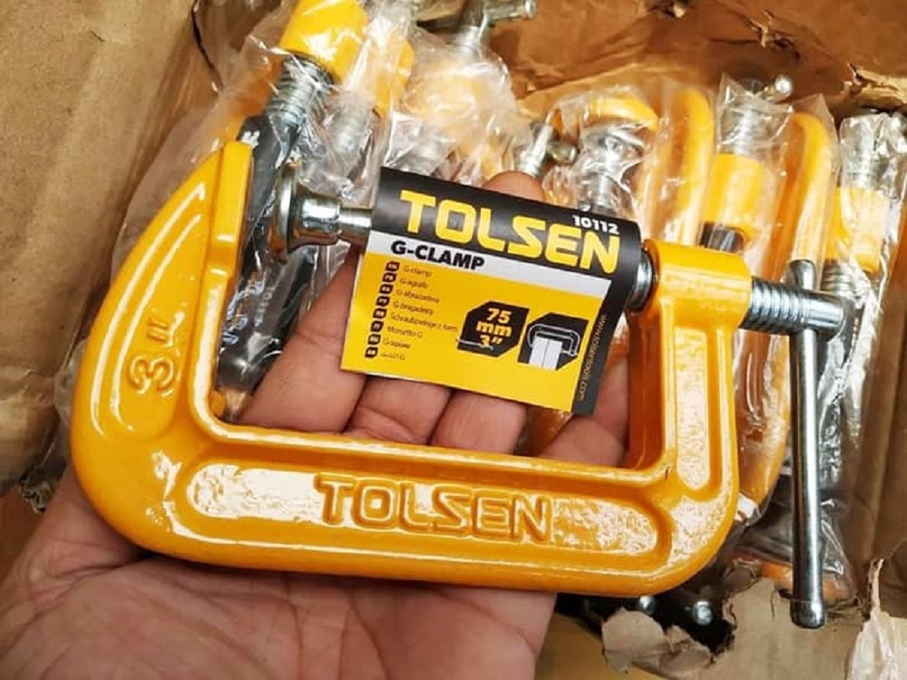 TOLSEN G Clamp (3" | 4" | 6" | 8") Powder Coated Bar,  Heavy Duty_img_8