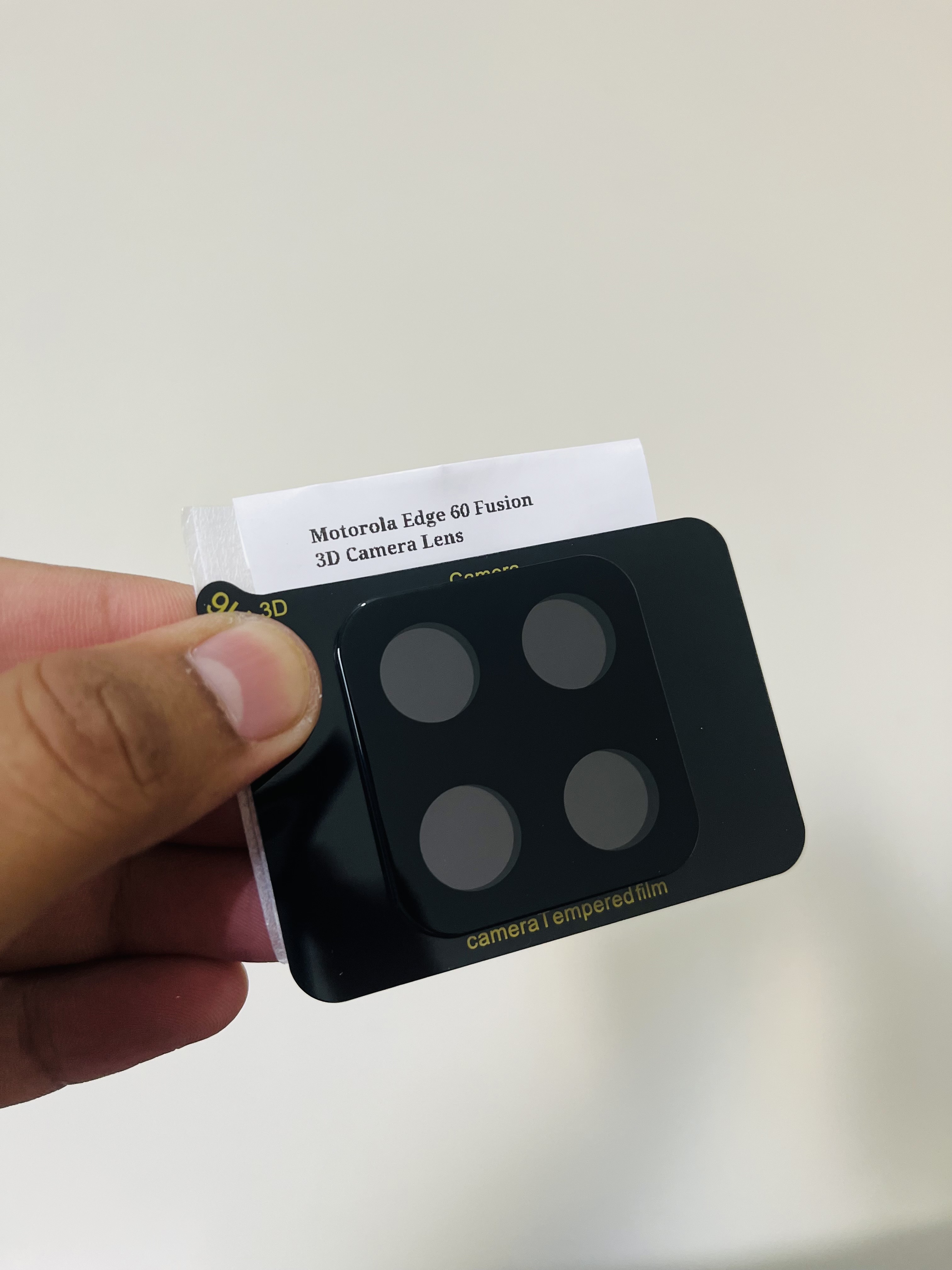 Motorola Edge 60 Fusion Camera Lens 3D Full Coverage