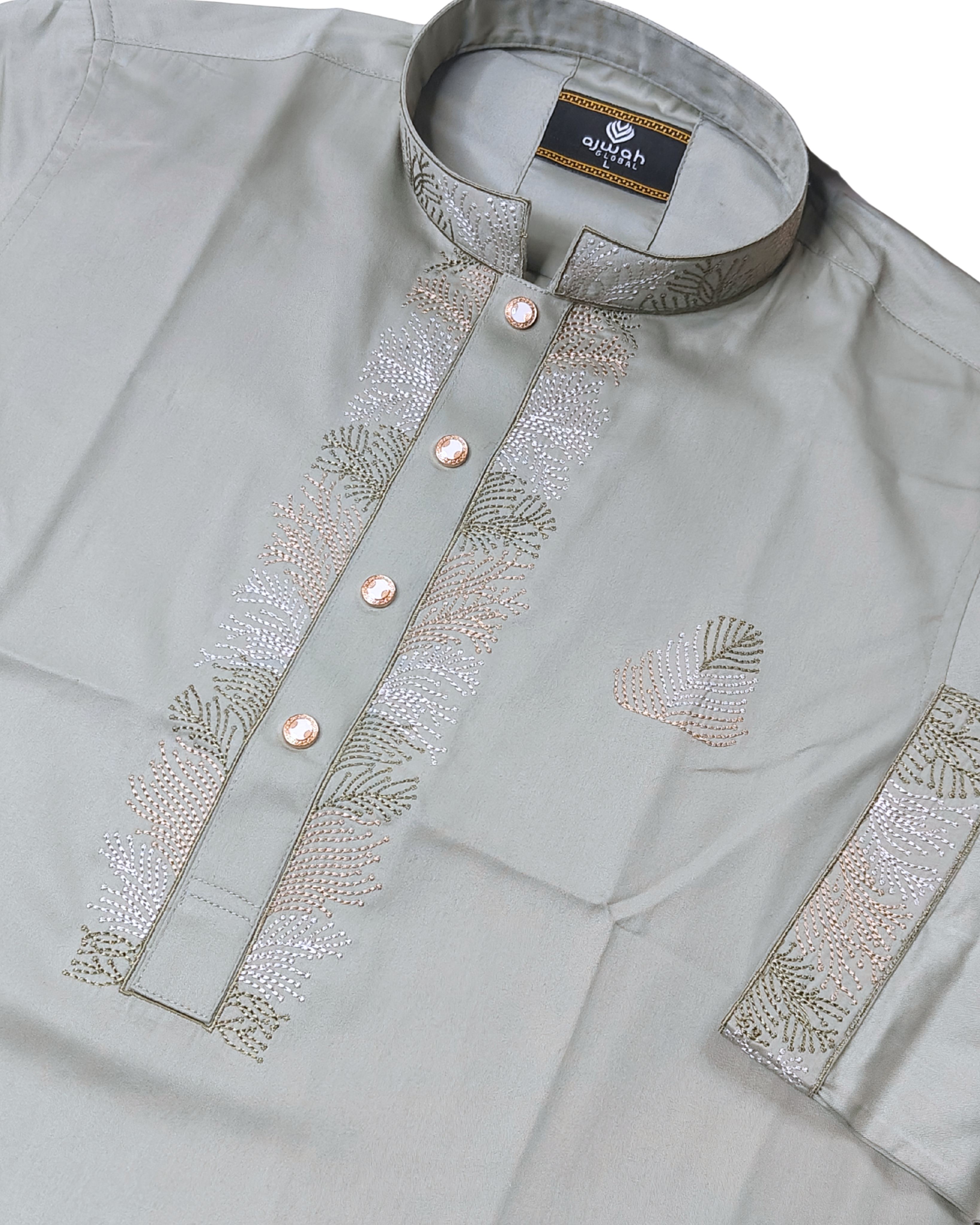 Pastel Dusk Embroidery Panjabi -A3L102_img_1