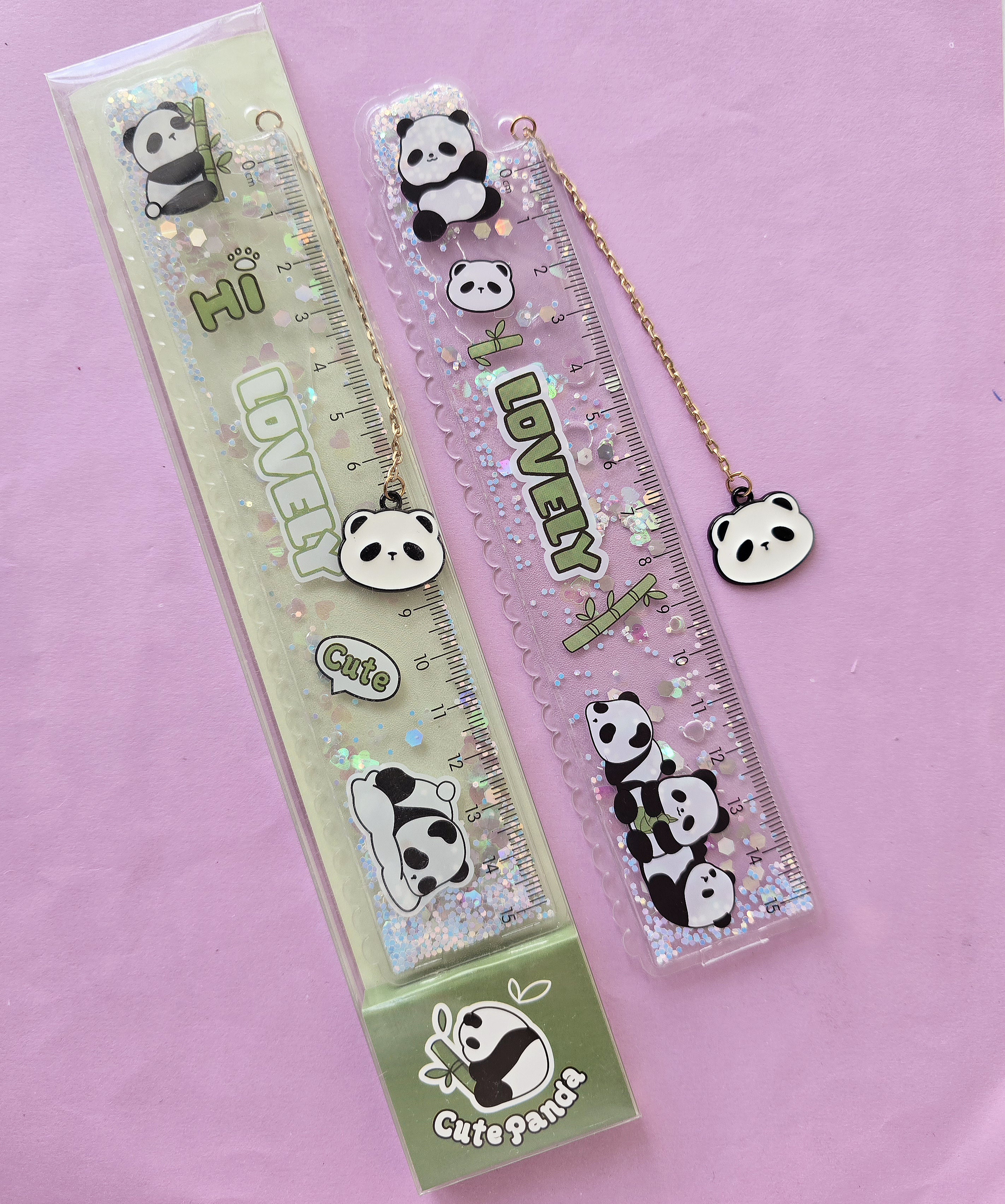 Oil flow Bookmark ruler