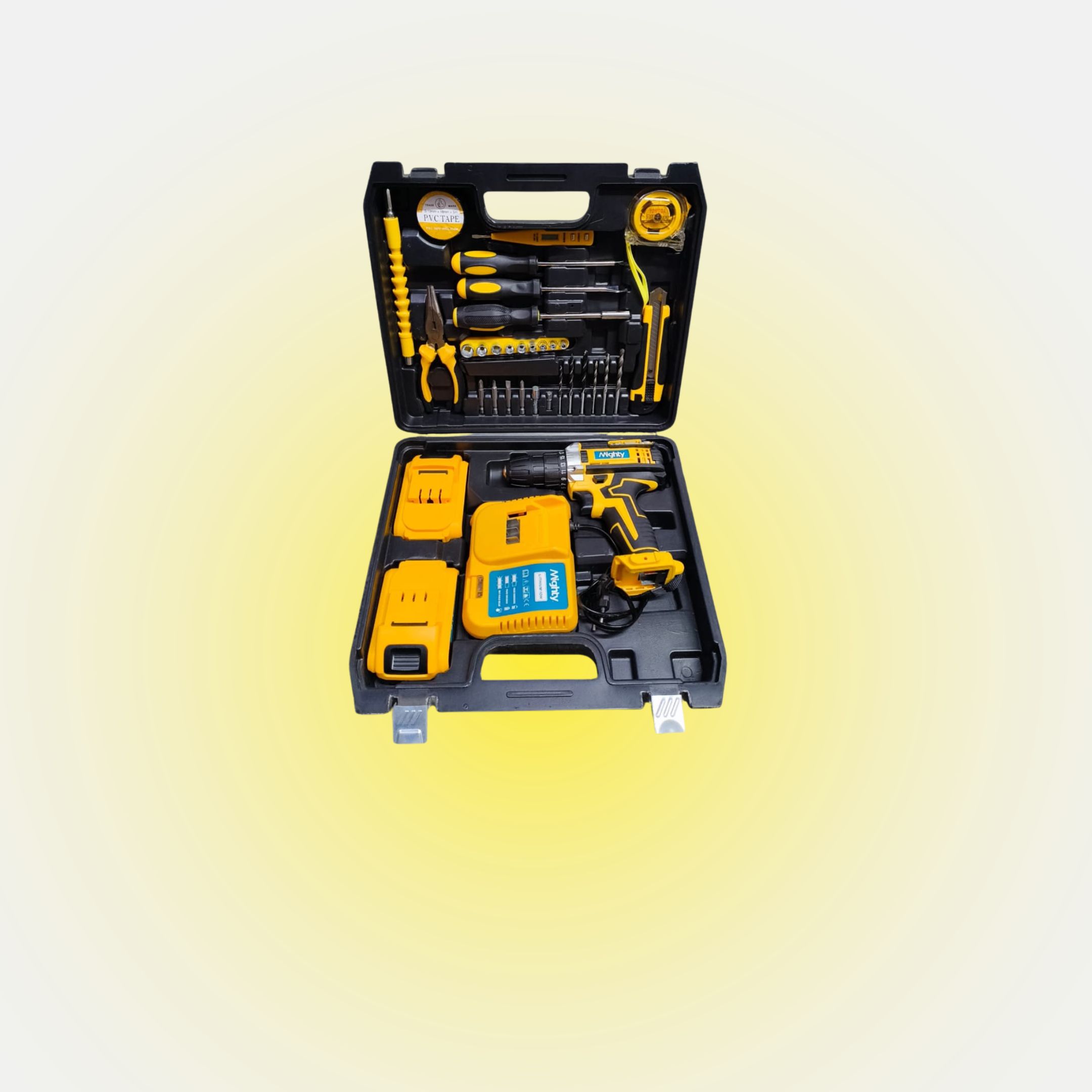 Mighty 21V Cordless Drill Machine (Full Tool Kit Set)_img_1