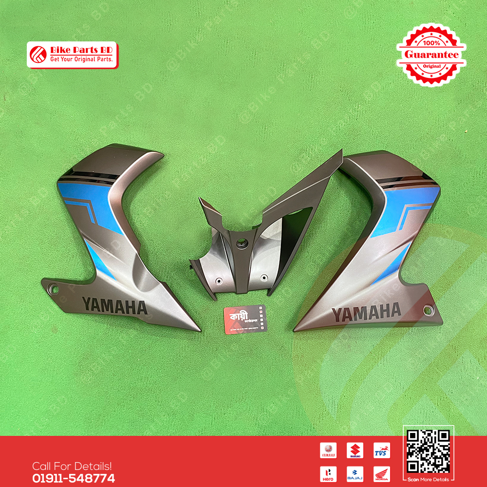 Engine Guard for Yamaha FZS V2 (Grey Color) bike._img_0