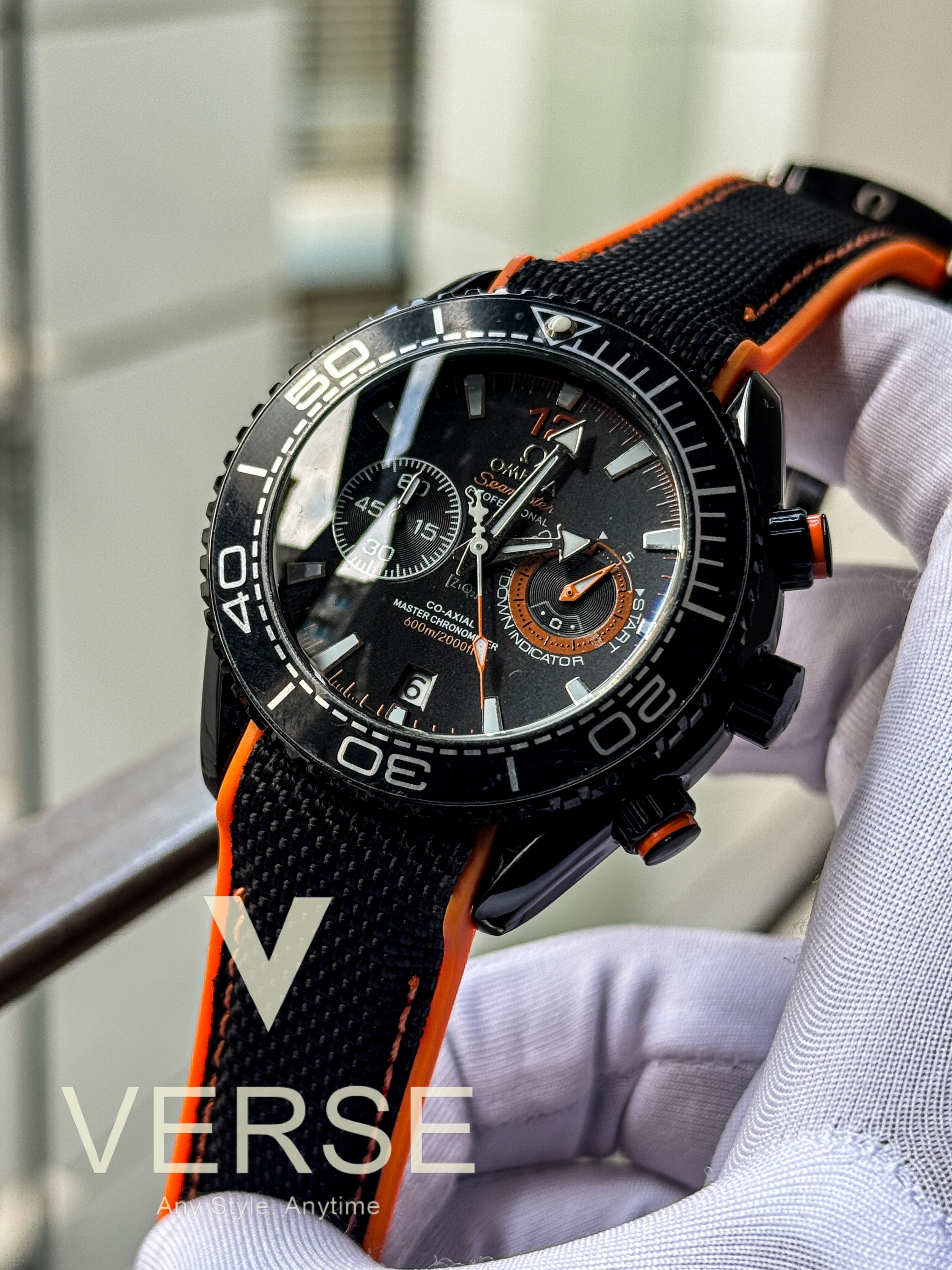Omega Seamaster Nylon Strap AA Orange