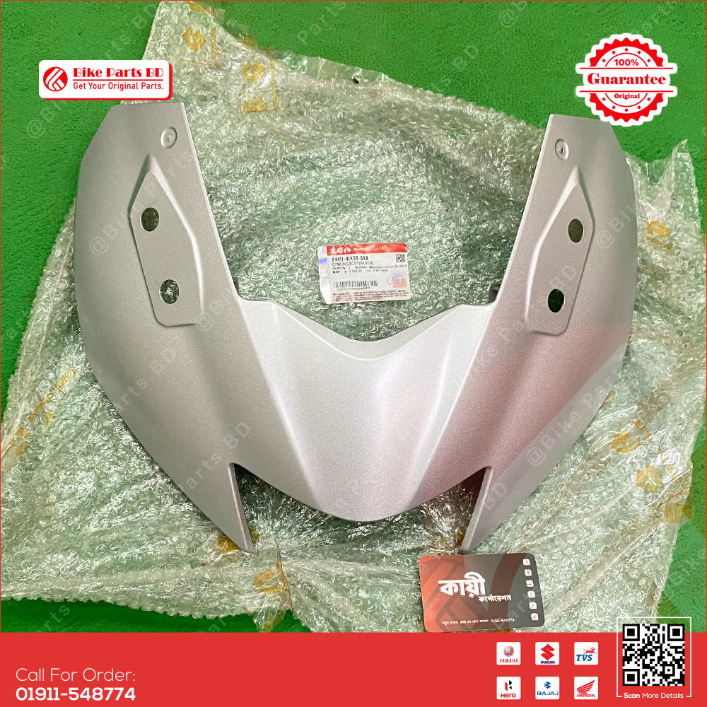 Metershed-Faring (Silver) for Suzuki Gixxer SF (New Model-Silver Color) bike._img_0