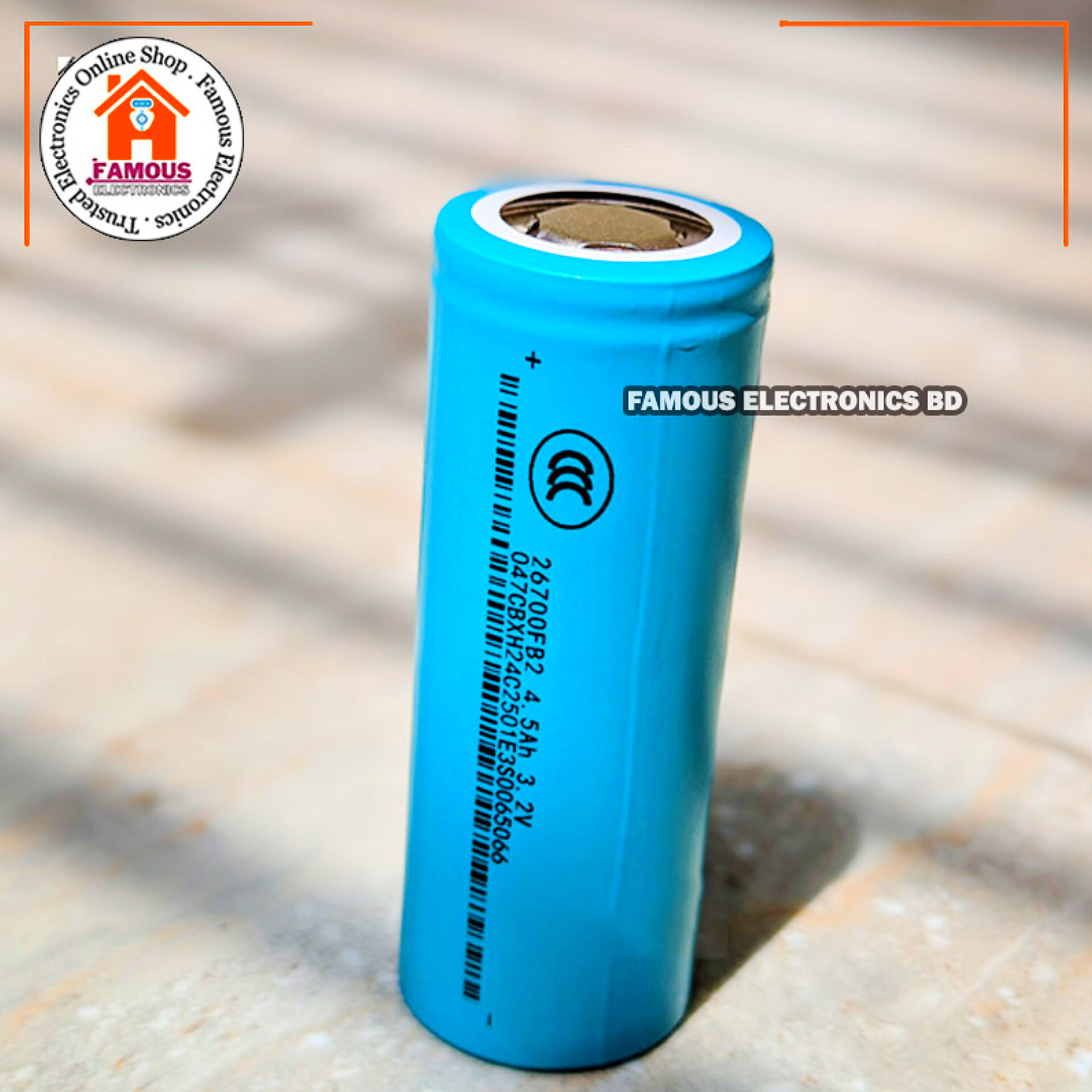 3.2V 26700 4.5Ah Lithium Iron Phosphate (LiFePO4) Battery Cell_img_4