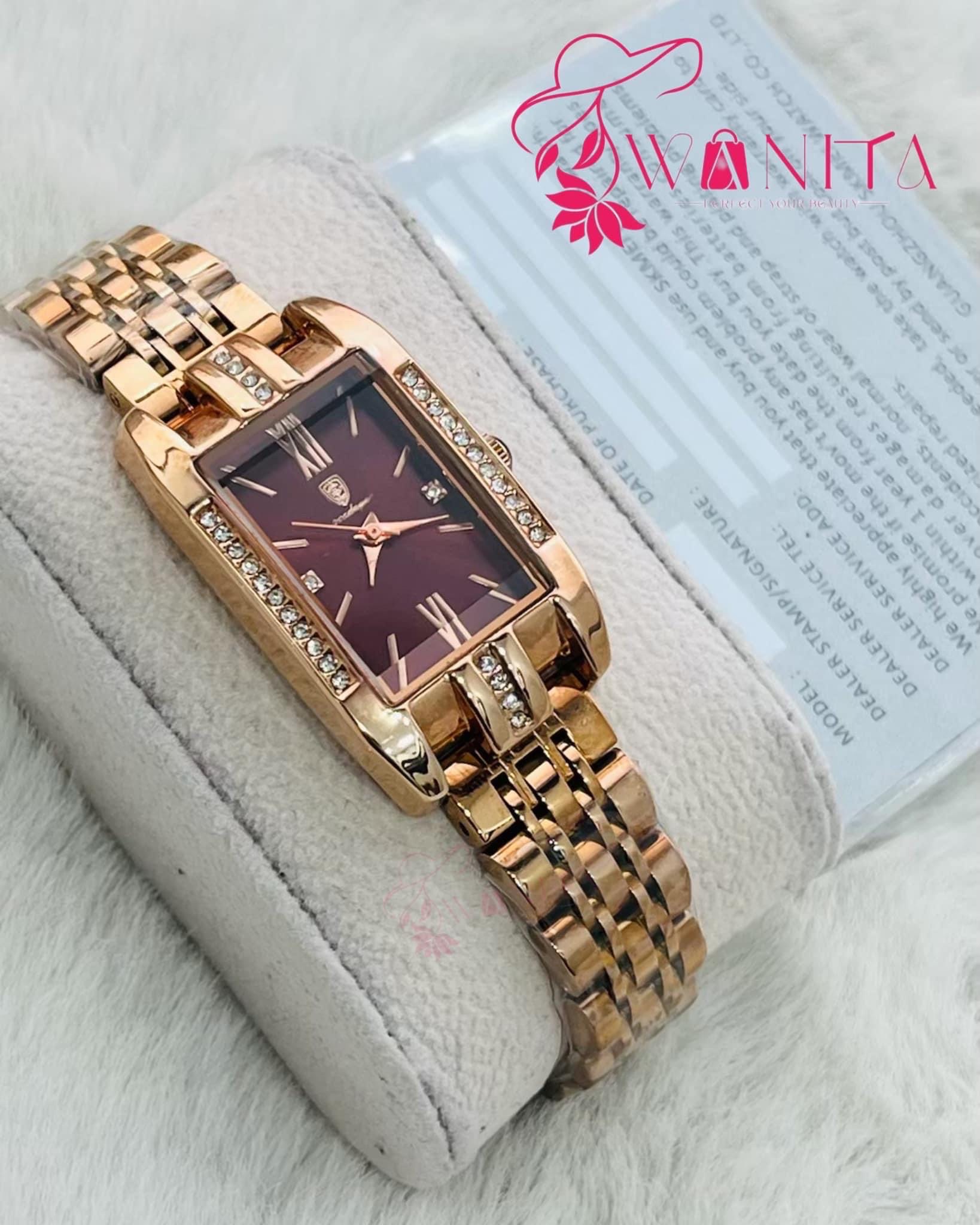 Original Paidagar Ladies Wine Shade Watch