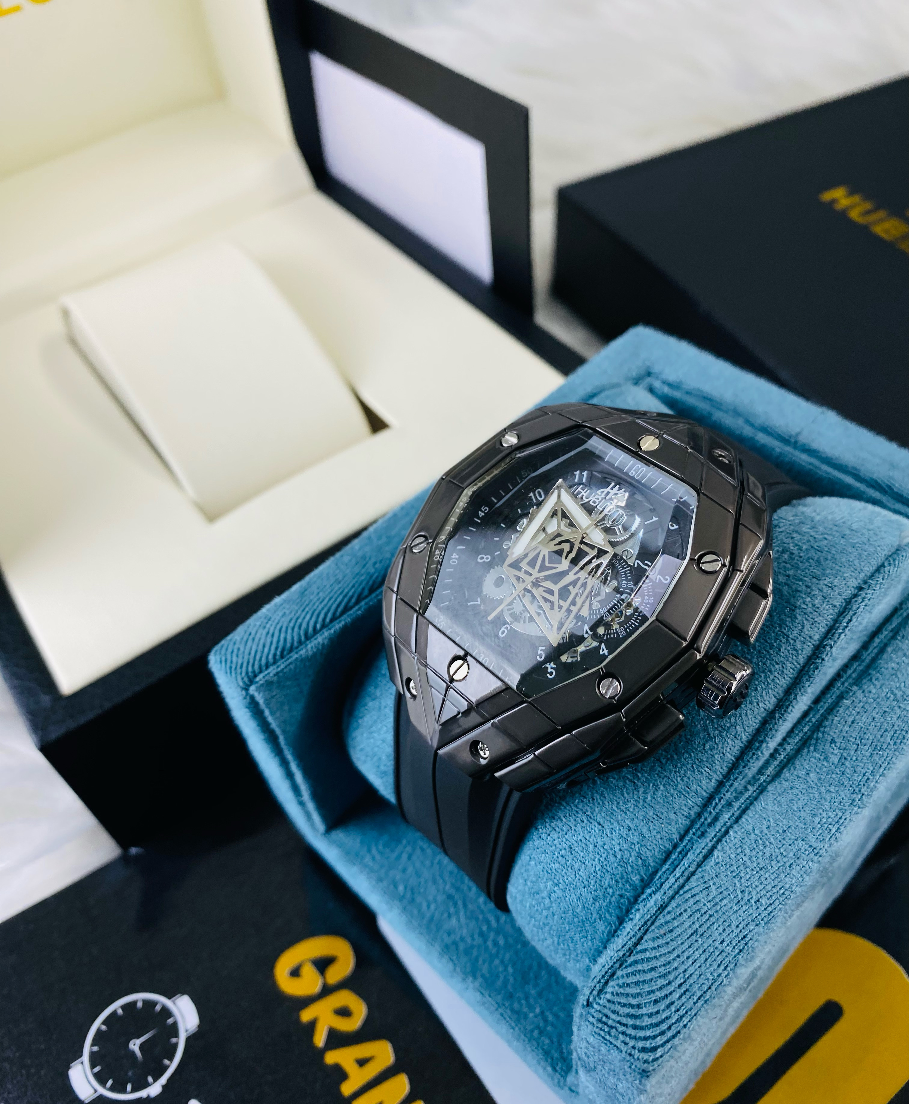 Hublot Diamond Shape Full Black