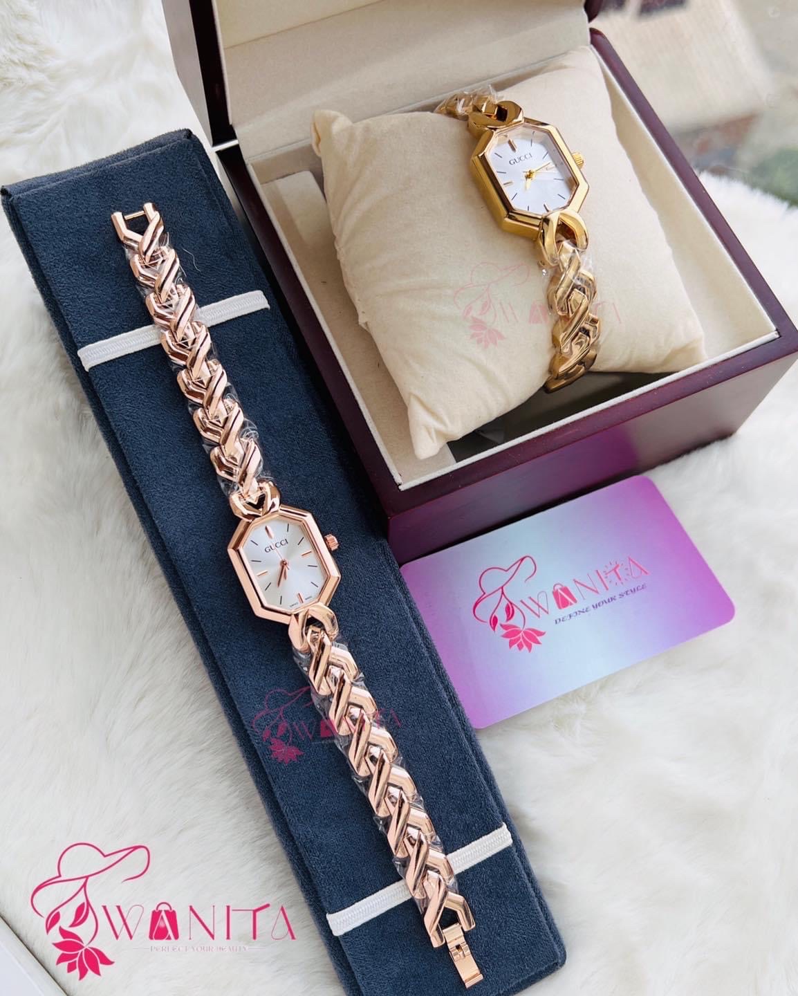 Premium Gucci Ladies Full Rose Gold Watch
