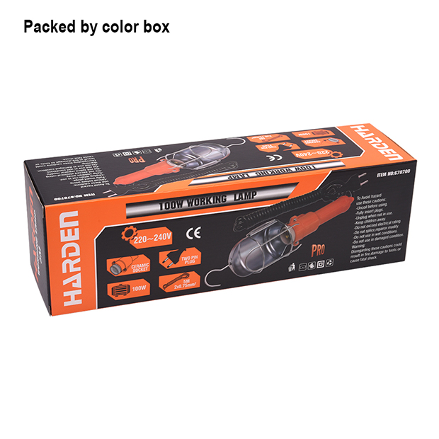 HARDEN Working Lamp, 100W, Portable Work Light Lamp With Hook;  670700_img_5