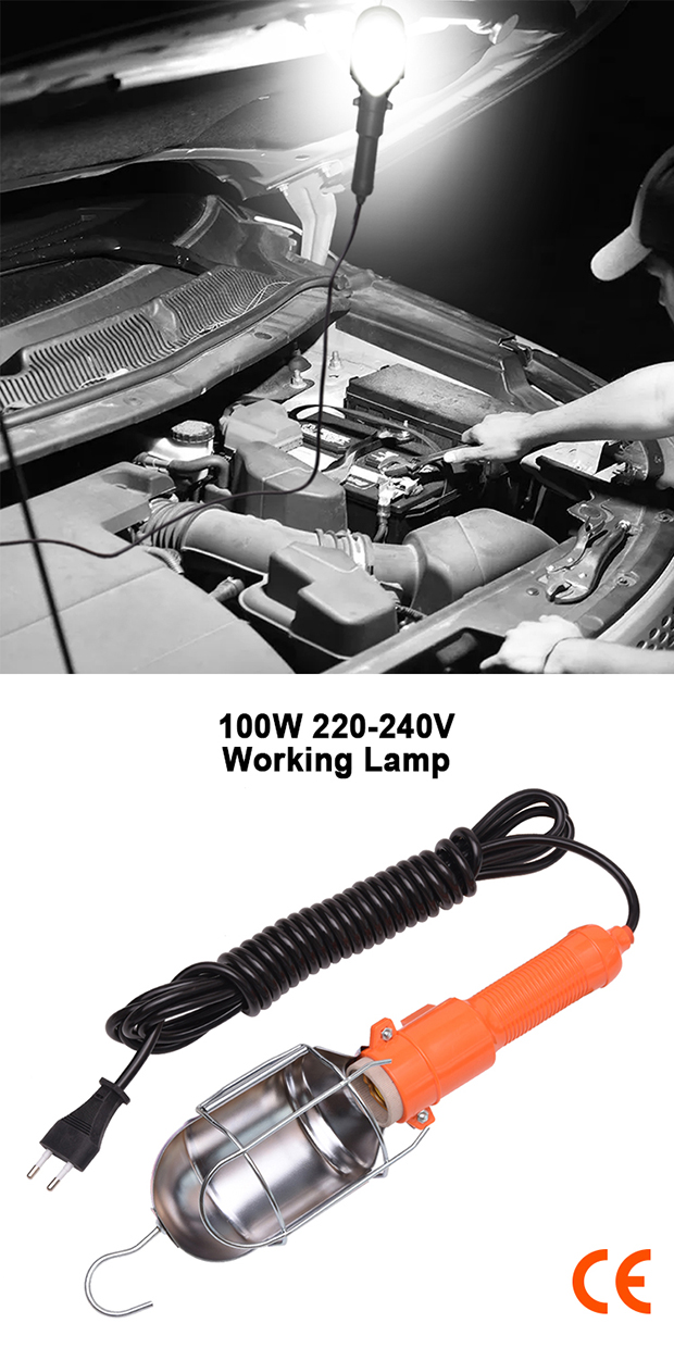 HARDEN Working Lamp, 100W, Portable Work Light Lamp With Hook;  670700_img_6