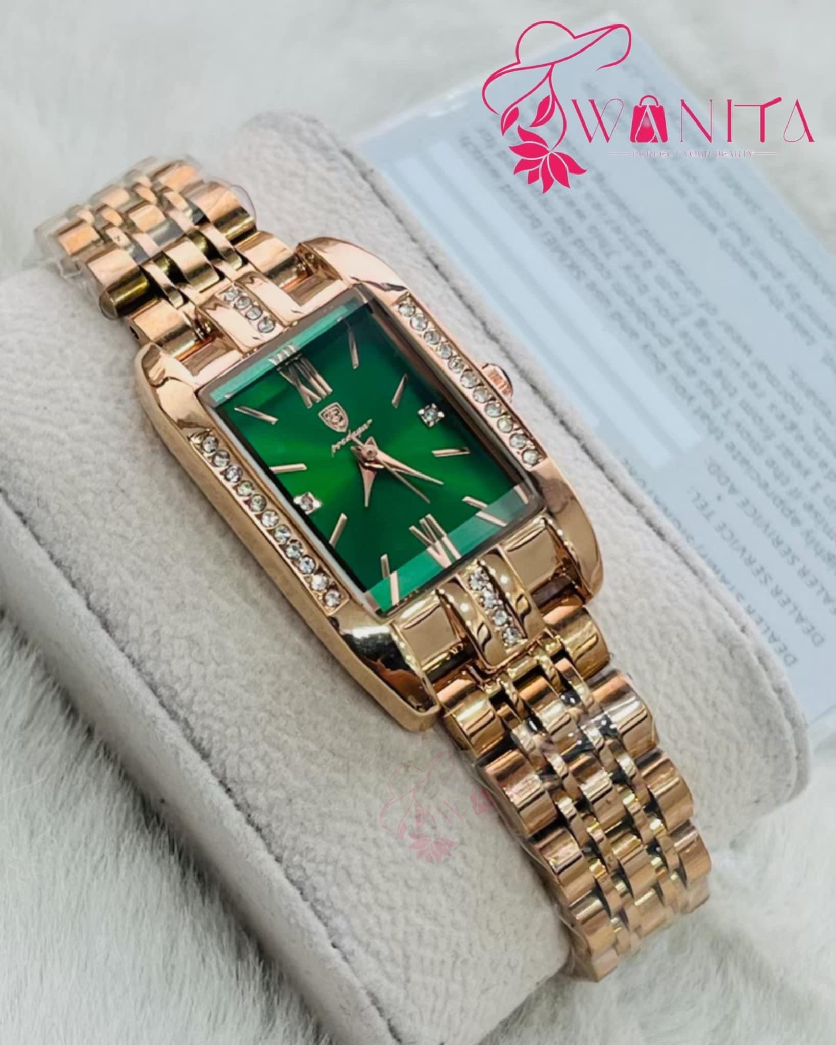 Original Paidagar Green Dial Ladies Watch