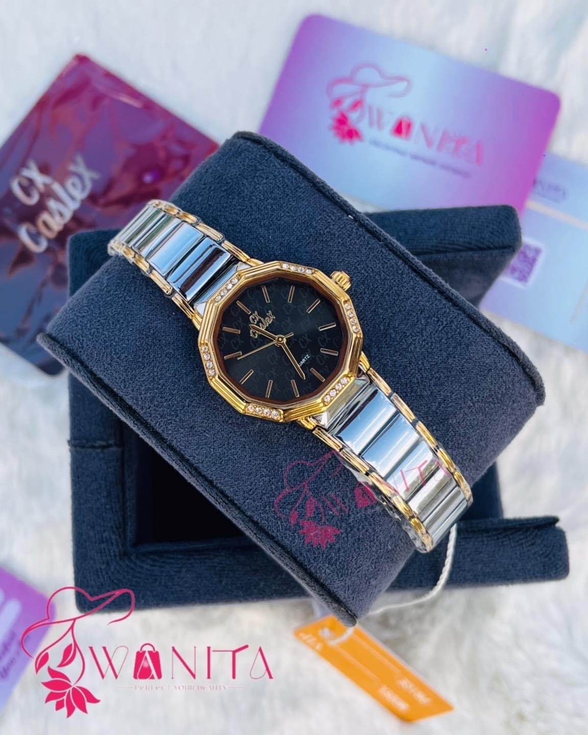 Original Caslex Ladies Black Dial Watch