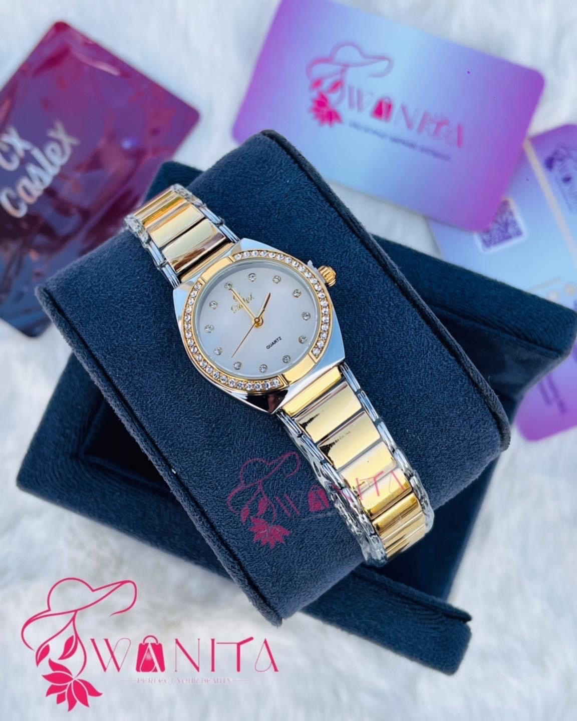 Original Caslex Ladies White Dial Watch