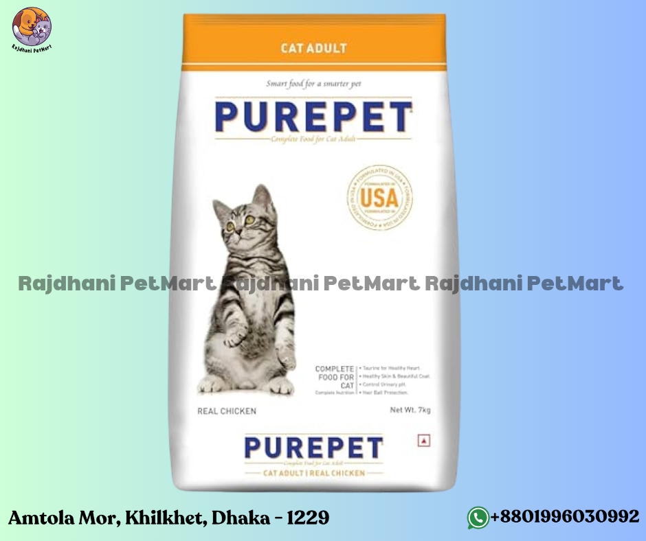 Purepet Adult Cat Food Real Chicken 7Kg