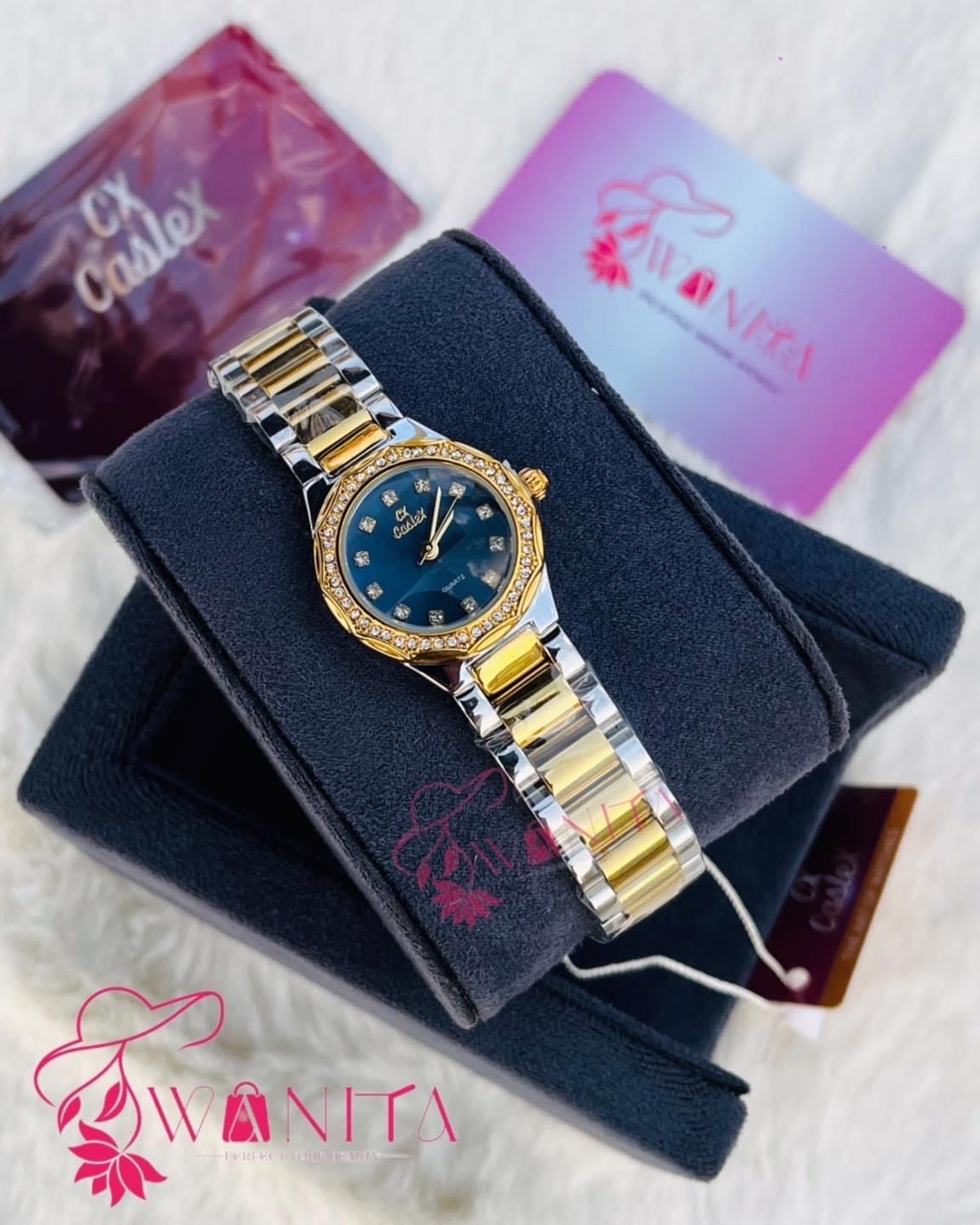 Original Caslex Ladies Seablue Dial Watch