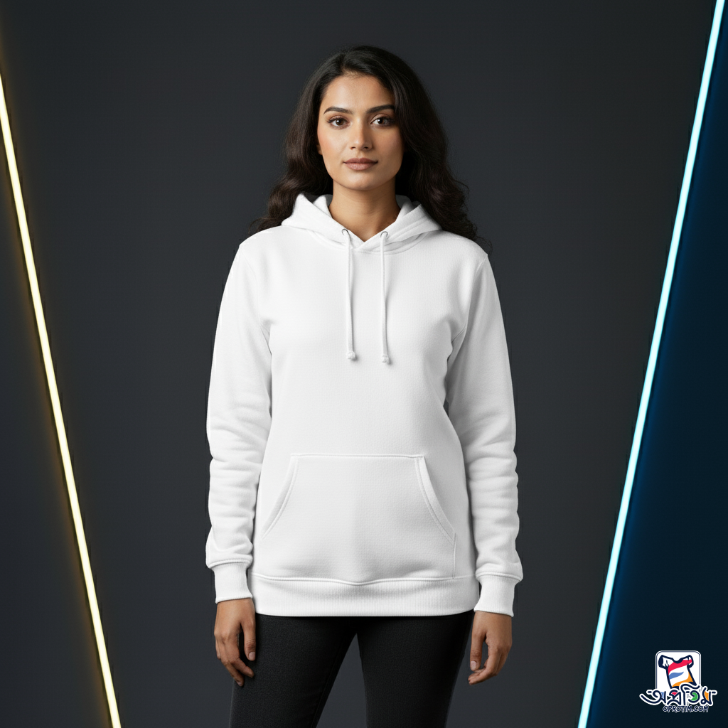 Exclusive Winter White Solid Hoodie_img_5