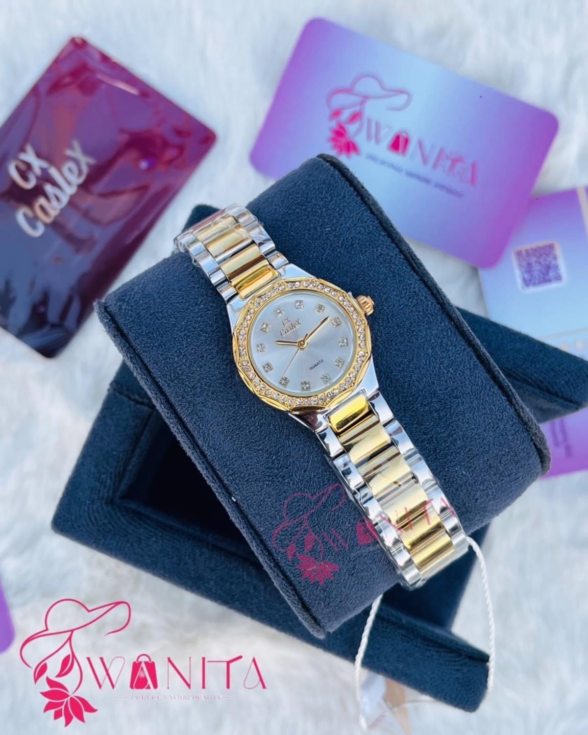 Original Caslex Ladies White Dial Watch